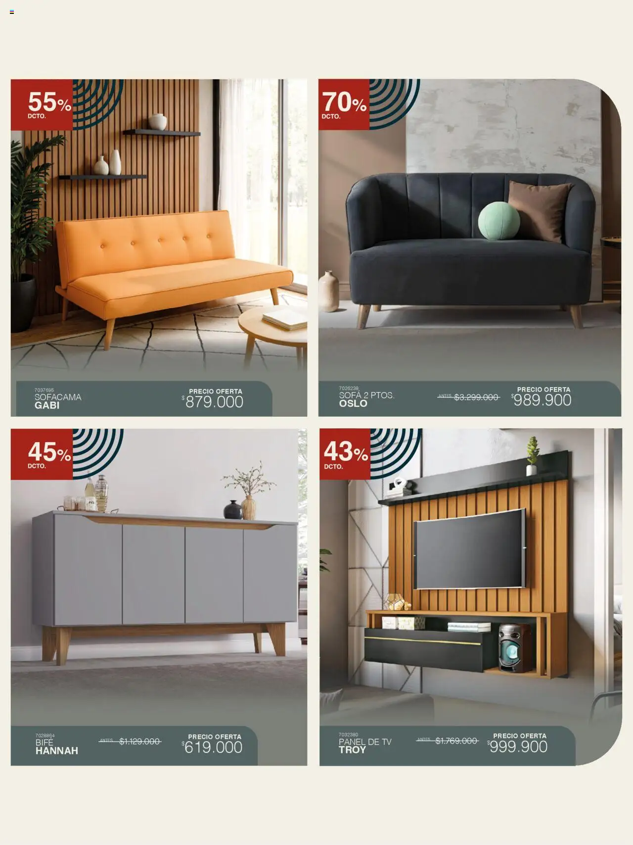 Muebles jamar revista - valida desde el 30.09.2025 | Página: 19 | Productos: Sofá