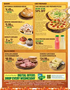 Preview of Central Market weekly ads valid from 29.10.2025 | Page: 4 | Products: Bakery, Bread, Pizza, Juice