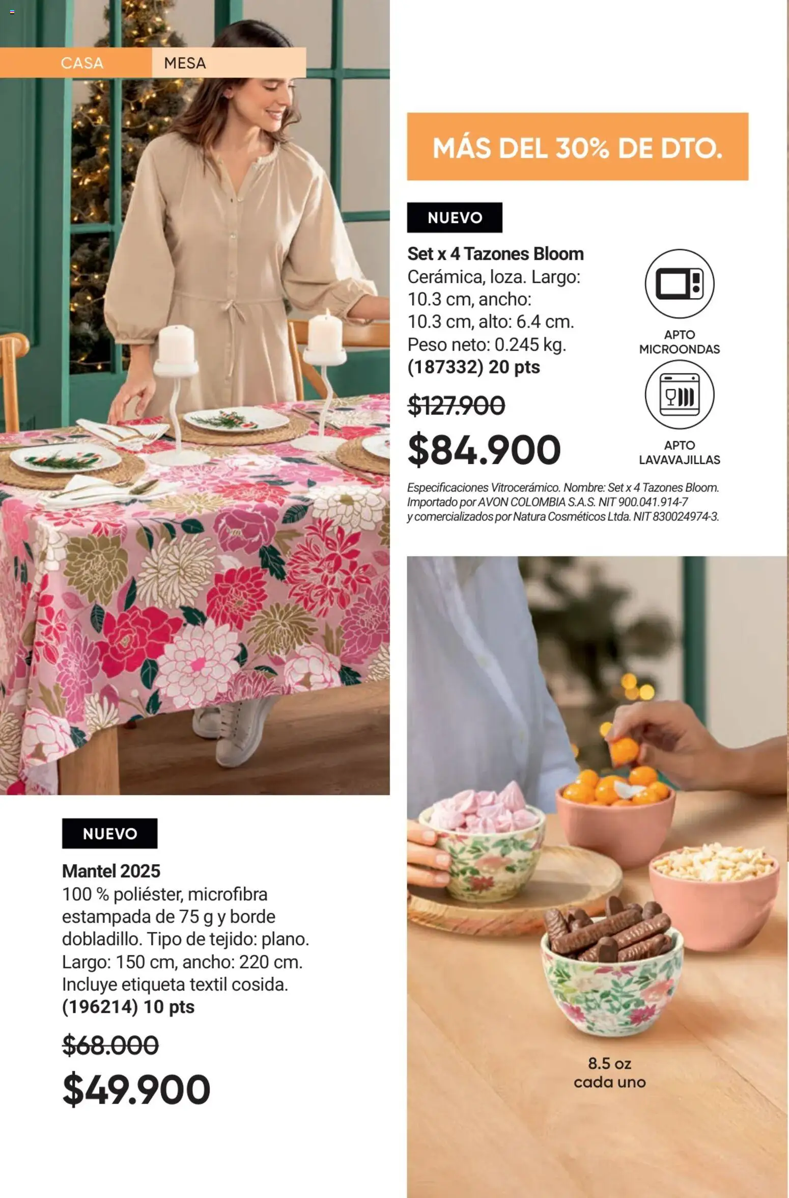 Avon revista - valida desde el 17.11.2025 | Página: 30 | Productos: Lavavajillas, Peso, Mesa, Microondas