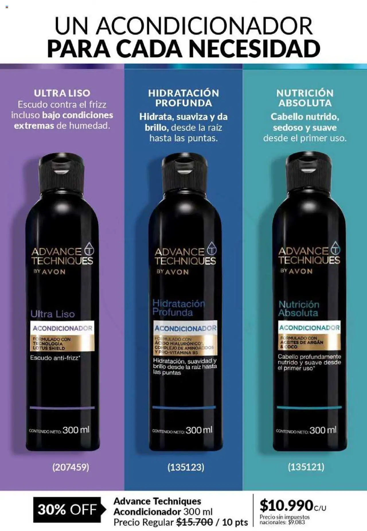Catálogo AVON Campaña 11/2025 │ válido desde el 23.09.2025 | Página: 135 | Productos: Acondicionador, Brillo
