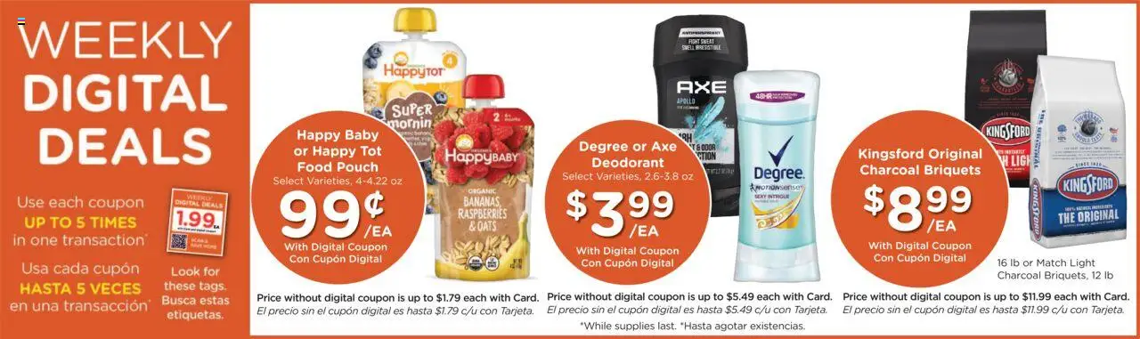 Smith's Weekly Ad - valid from 08.10.2025 | Page: 7 | Products: Axe, Deodorant