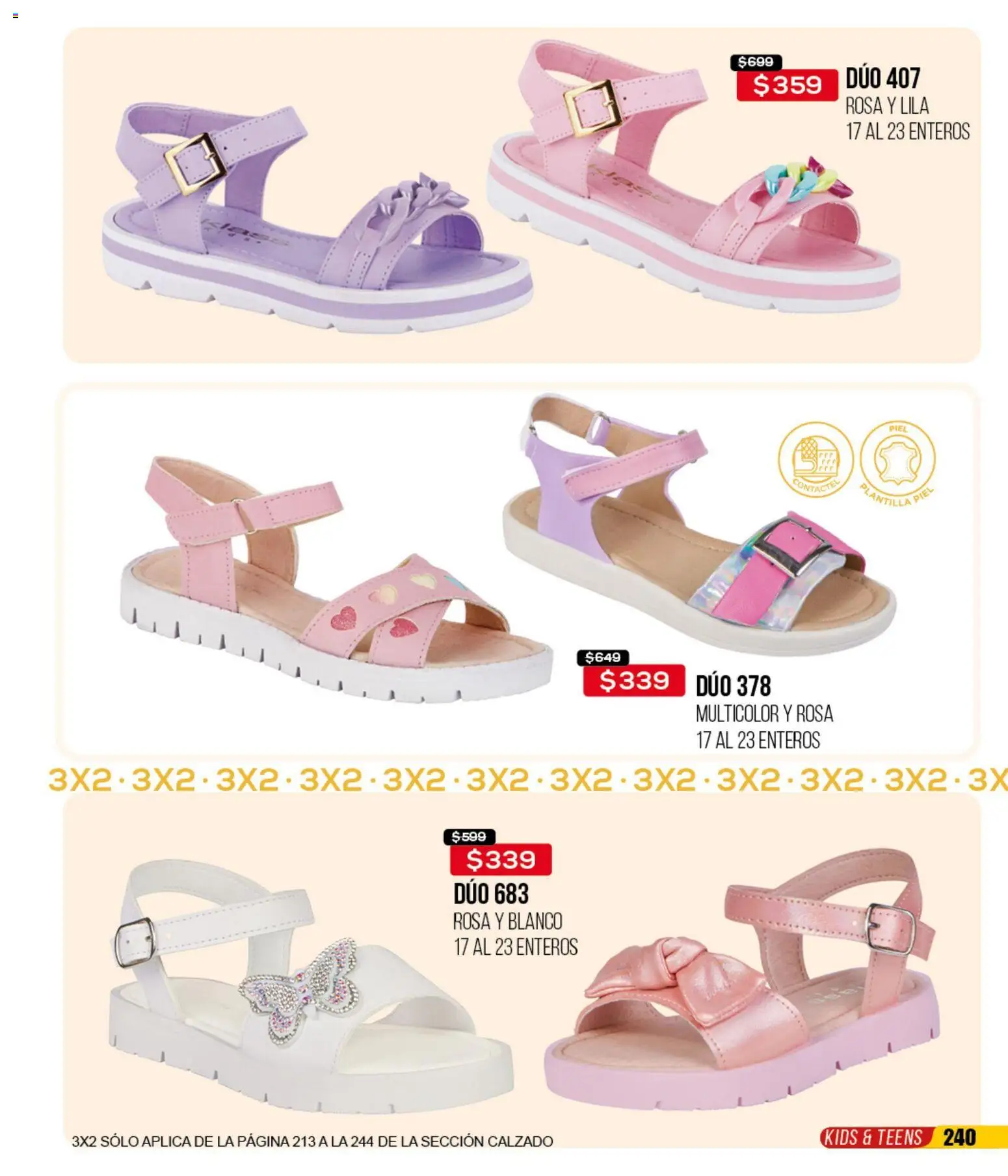 Nuevas ofertas de Cklass válidas en toda la República Mexicana desde el 18.03.2026. ¡Encuentra las mejores ofertas en Cklass catálogo Liquidación total calzado! | Página: 241