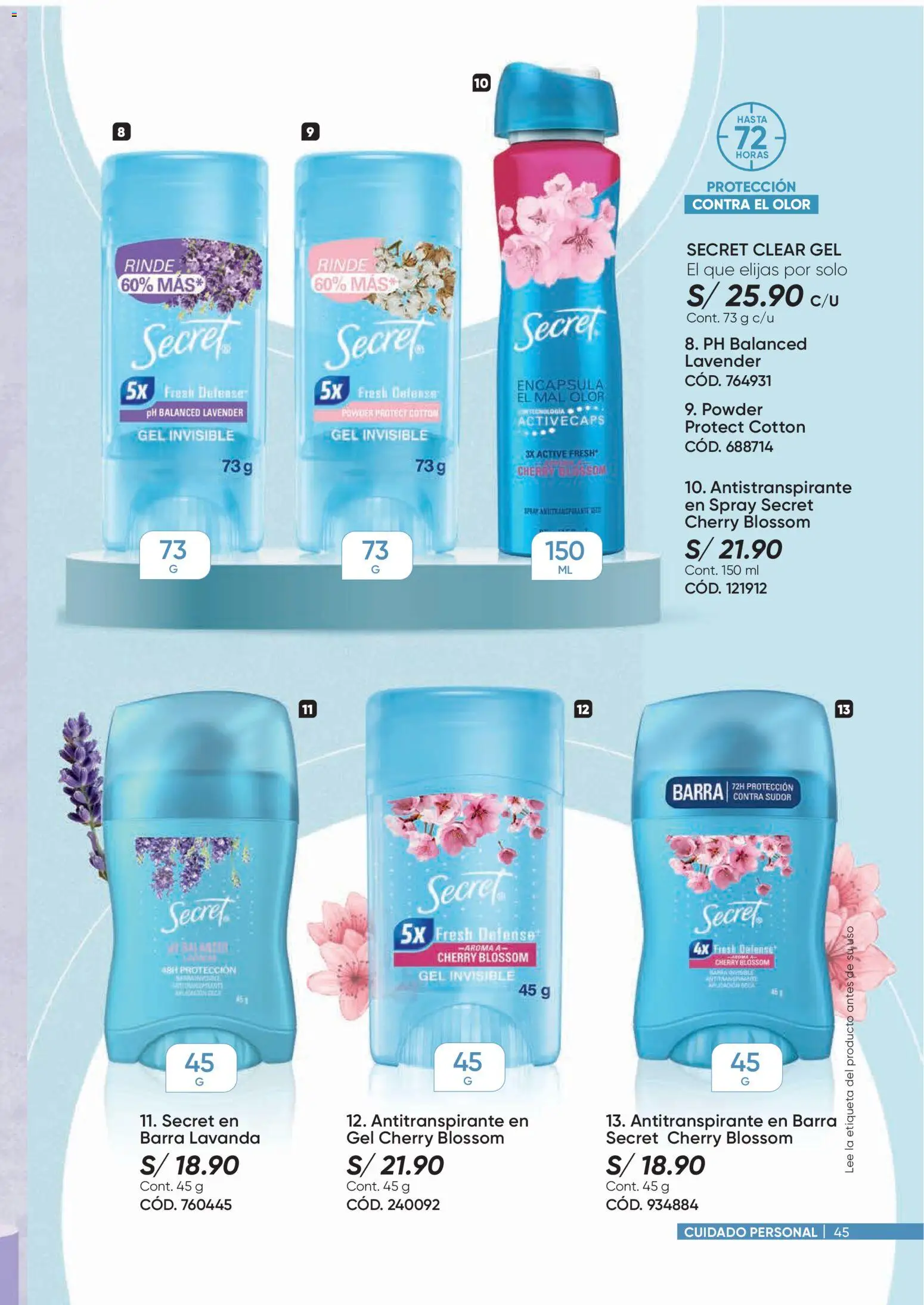 Catálogo Azzorti válido desde 09.03.2026 | Página: 45 | Productos: Antitranspirante