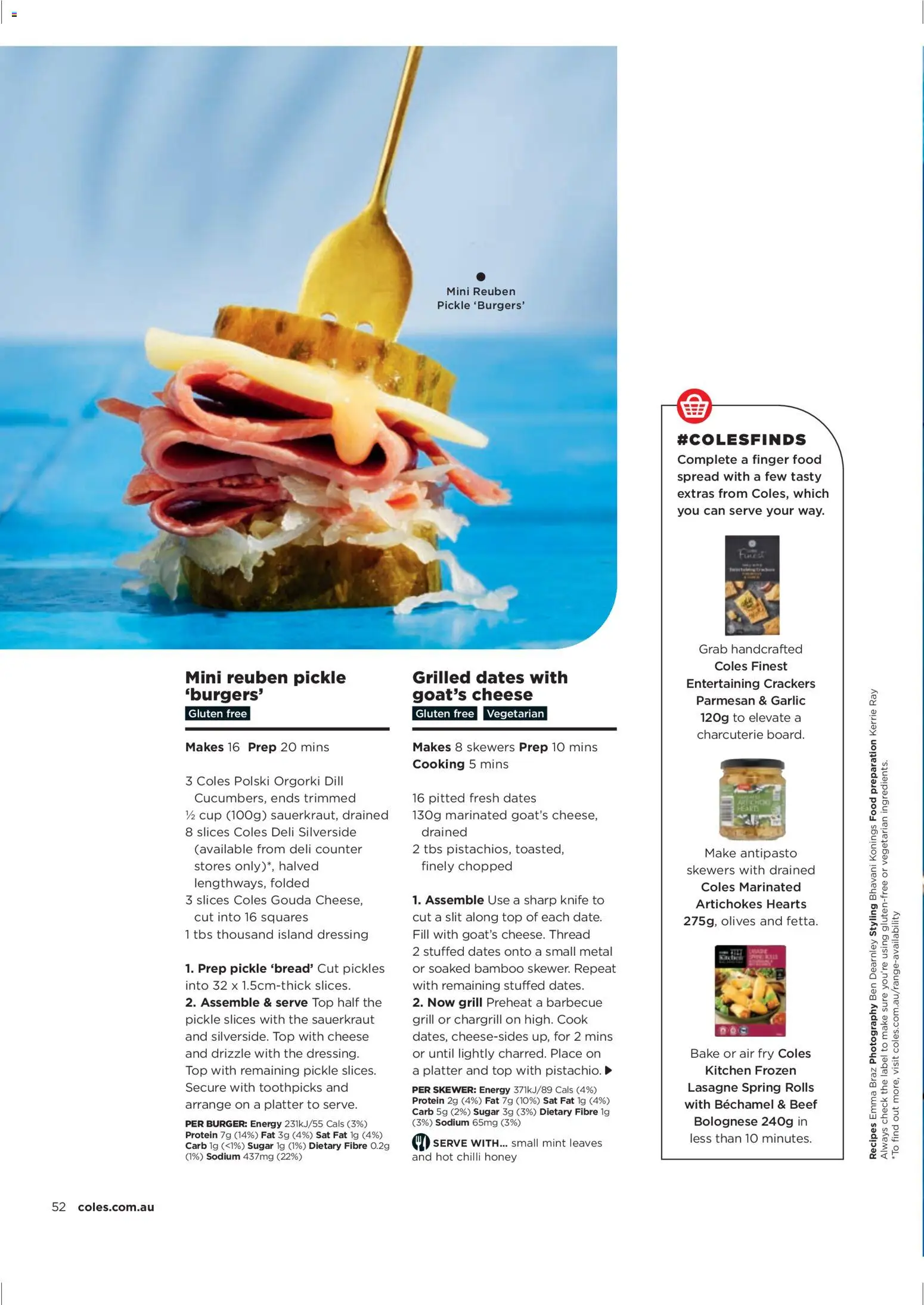Coles catalogue - valid from 06.11.2025 | Page: 52 | Products: Crackers, Garlic, Chilli, Dill
