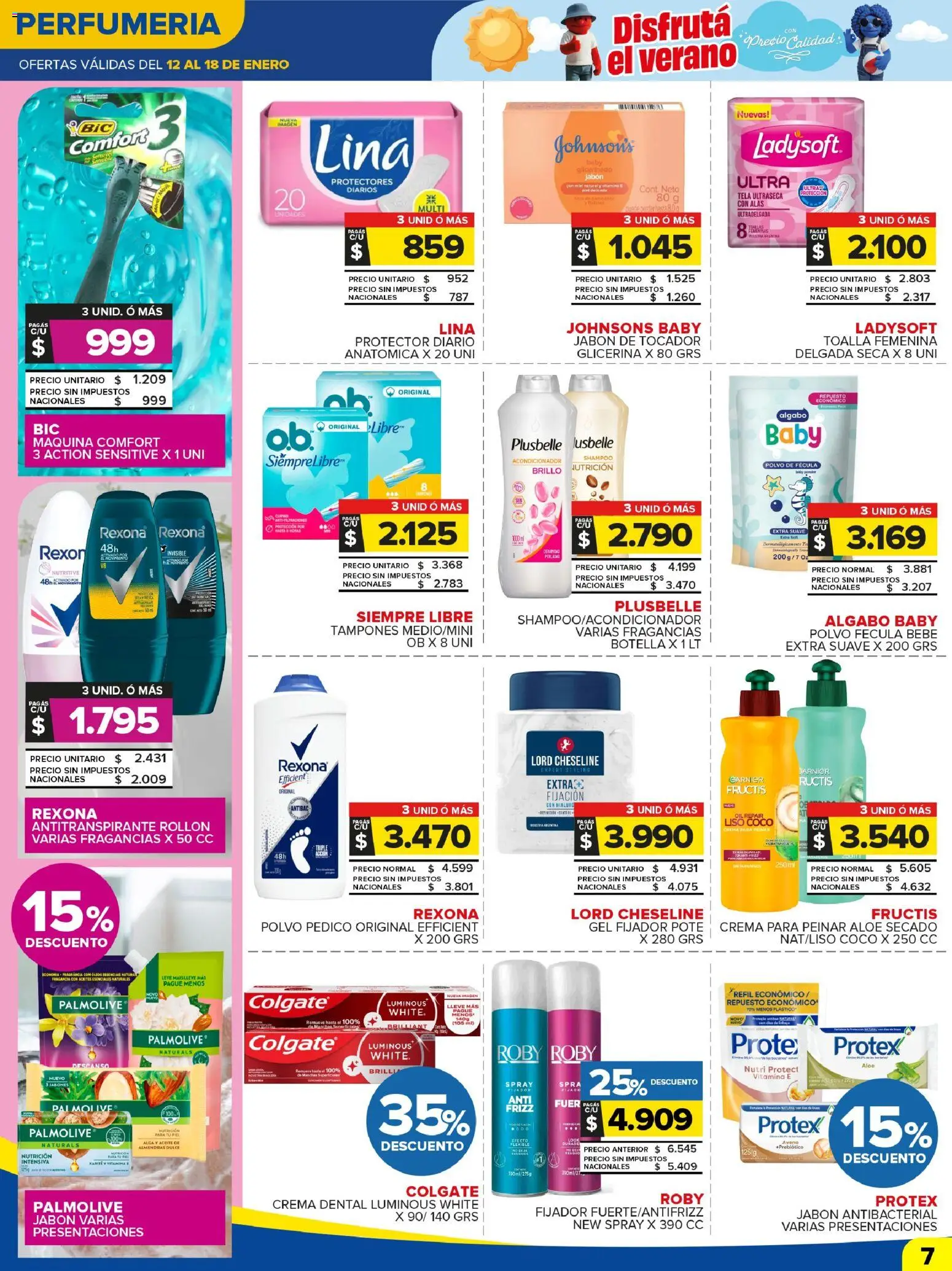 Carrefour Maxi catálogo │ válido desde el 12.01.2026 | Página: 7 | Productos: Fragancia, Acondicionador, Fijador, Té