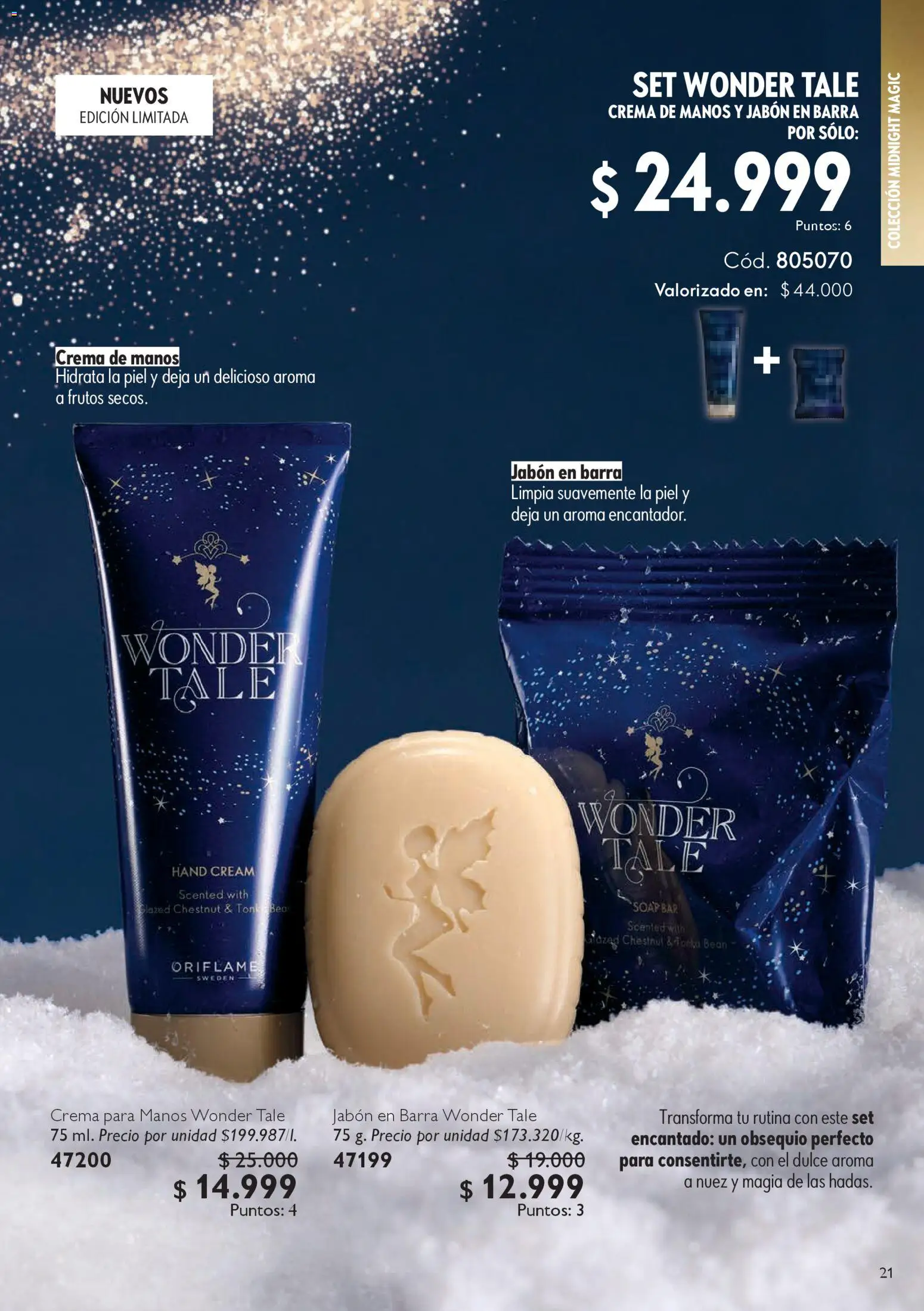Oriflame revista - valida desde el 15.11.2025 | Página: 21 | Productos: Crema, Crema de manos, Jabón, Nuez