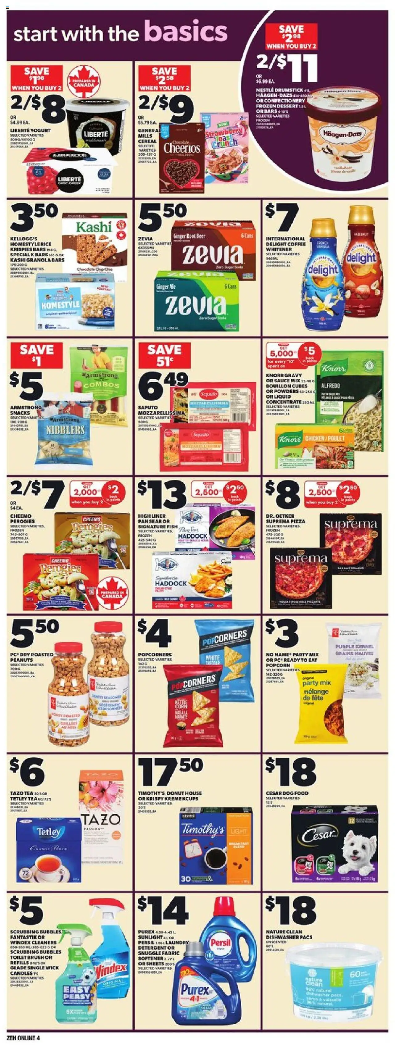 Zehrs flyer valid from 02.10.2025 | Page: 12 | Products: Yogurt, Coffee, Beer, Chicken