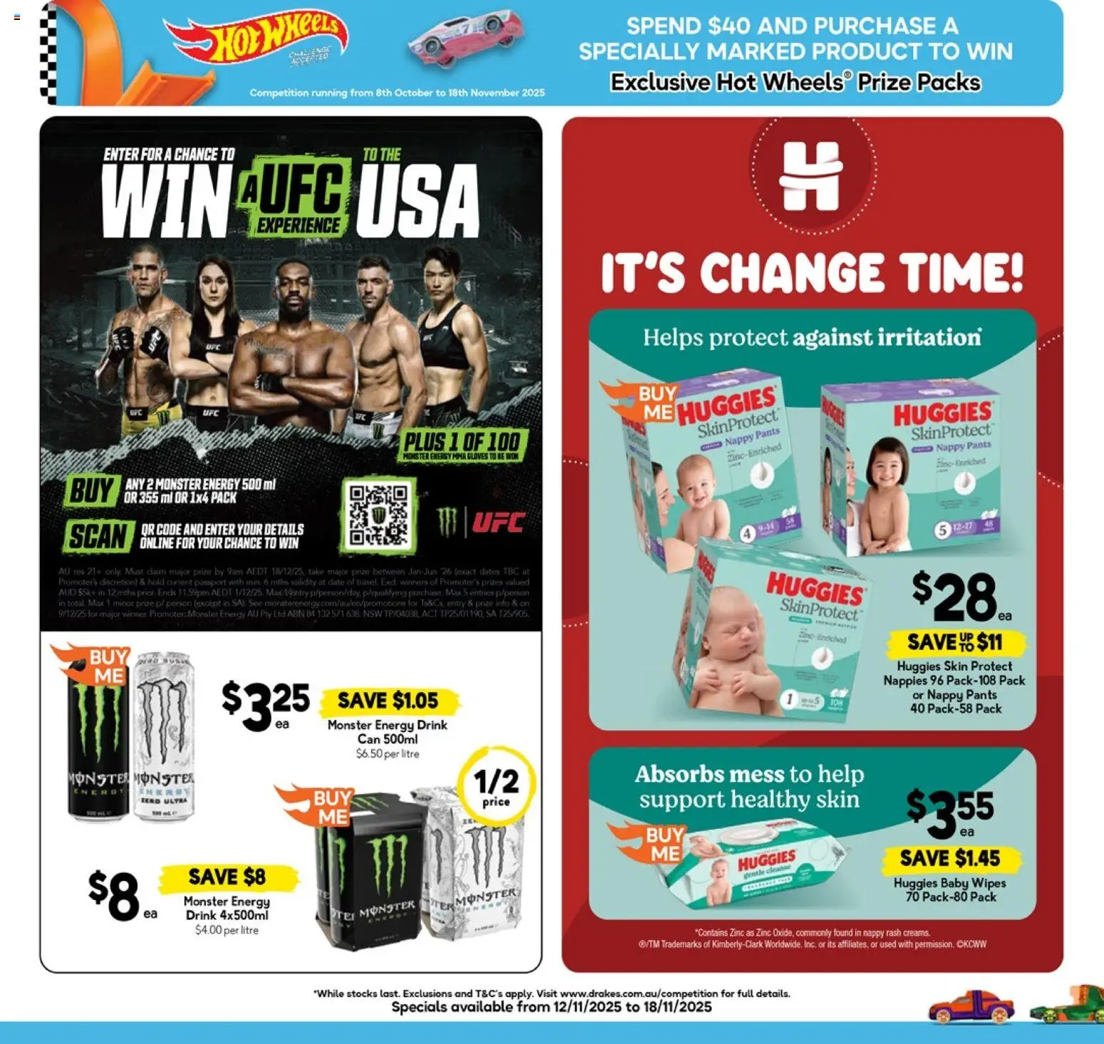 Drakes catalogue - valid from 12.11.2025 | Page: 3 | Products: Nappies, Date, Gloves, Zinc