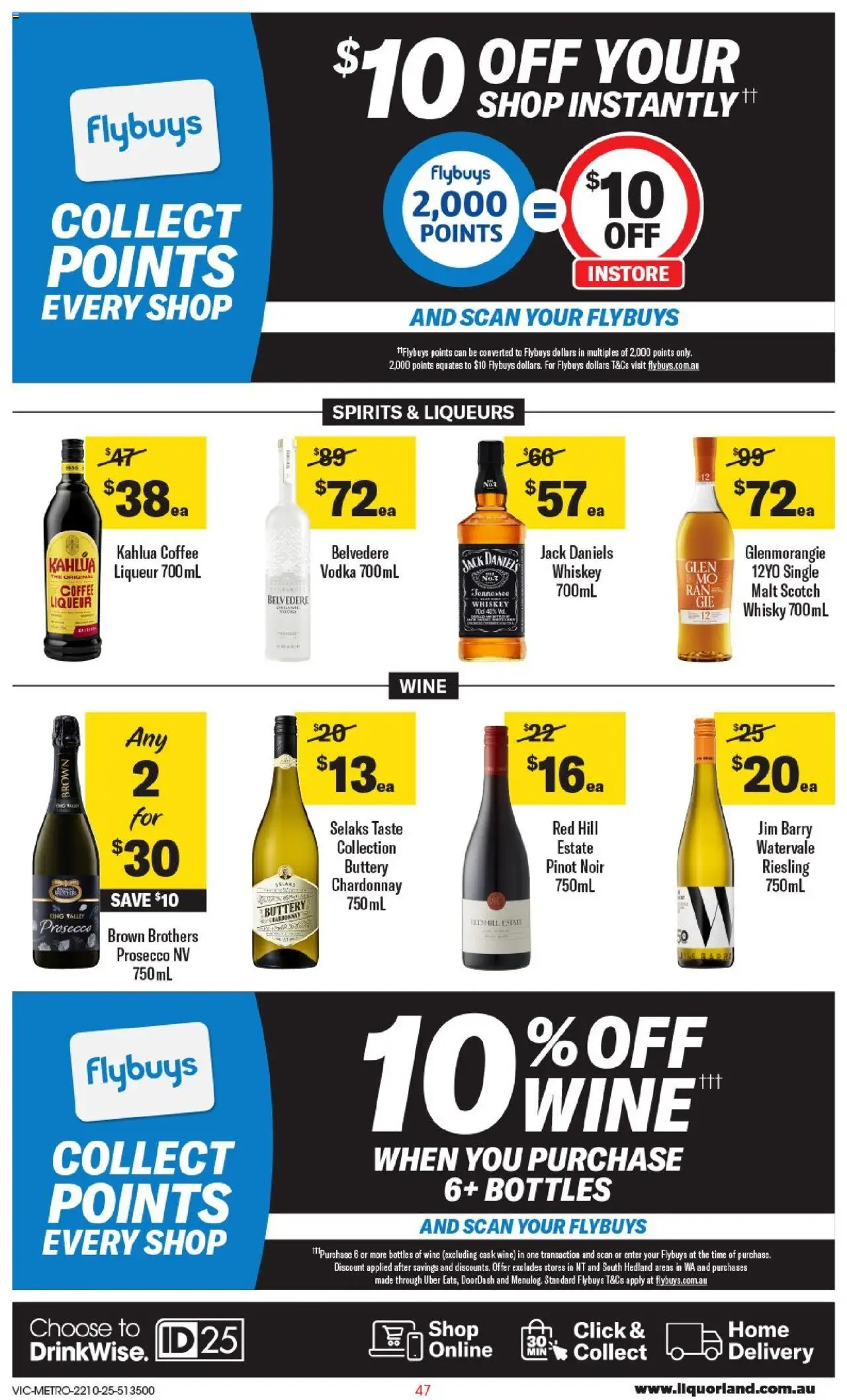 Coles catalogue - valid from 22.10.2025 | Page: 48 | Products: Coffee, Wine, Whiskey, Scotch