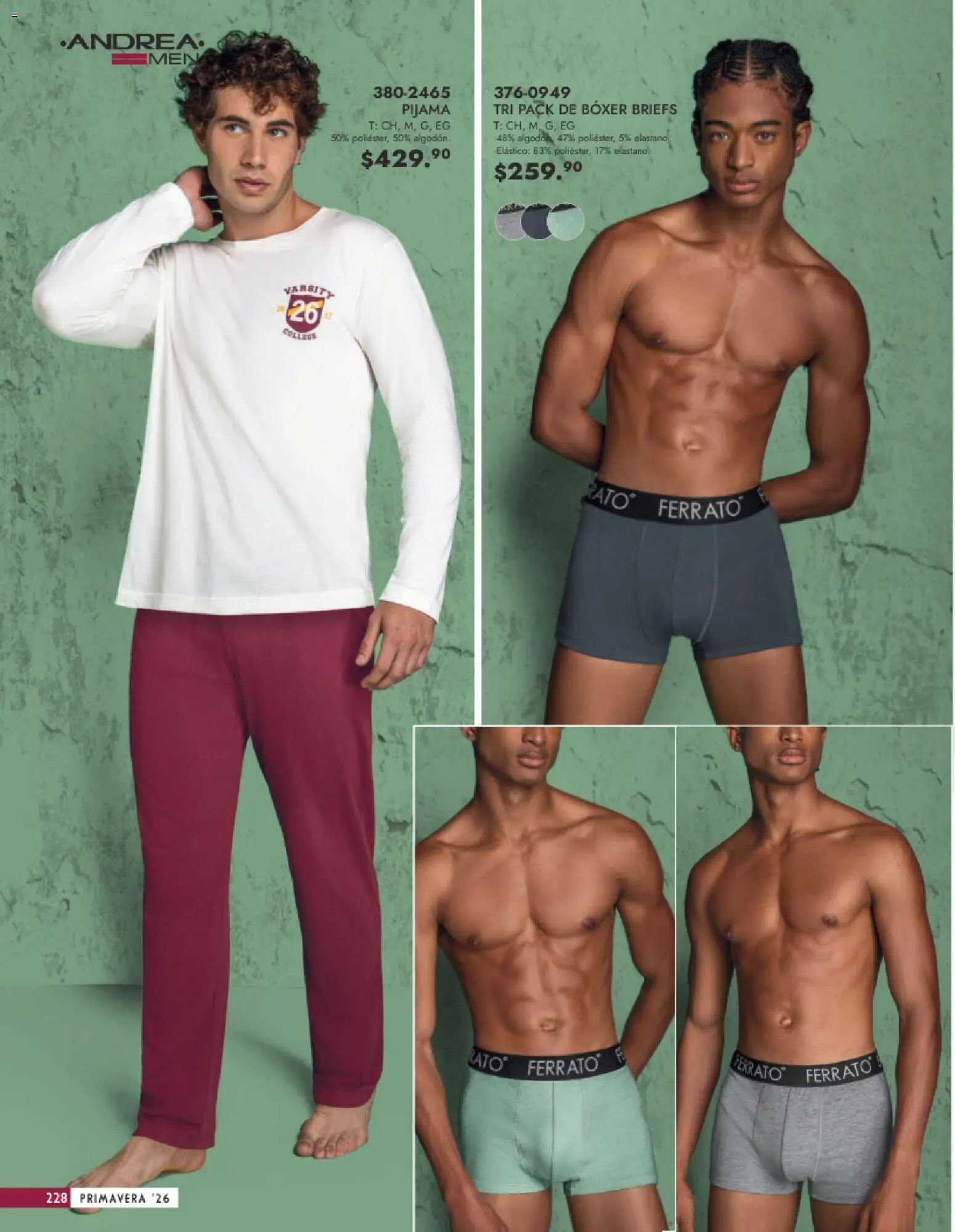 Nuevas ofertas de Andrea válidas en toda la República Mexicana desde el 25.01.2026. ¡Encuentra las mejores ofertas en Andrea catálogo Vestir Caballero ! | Página: 70