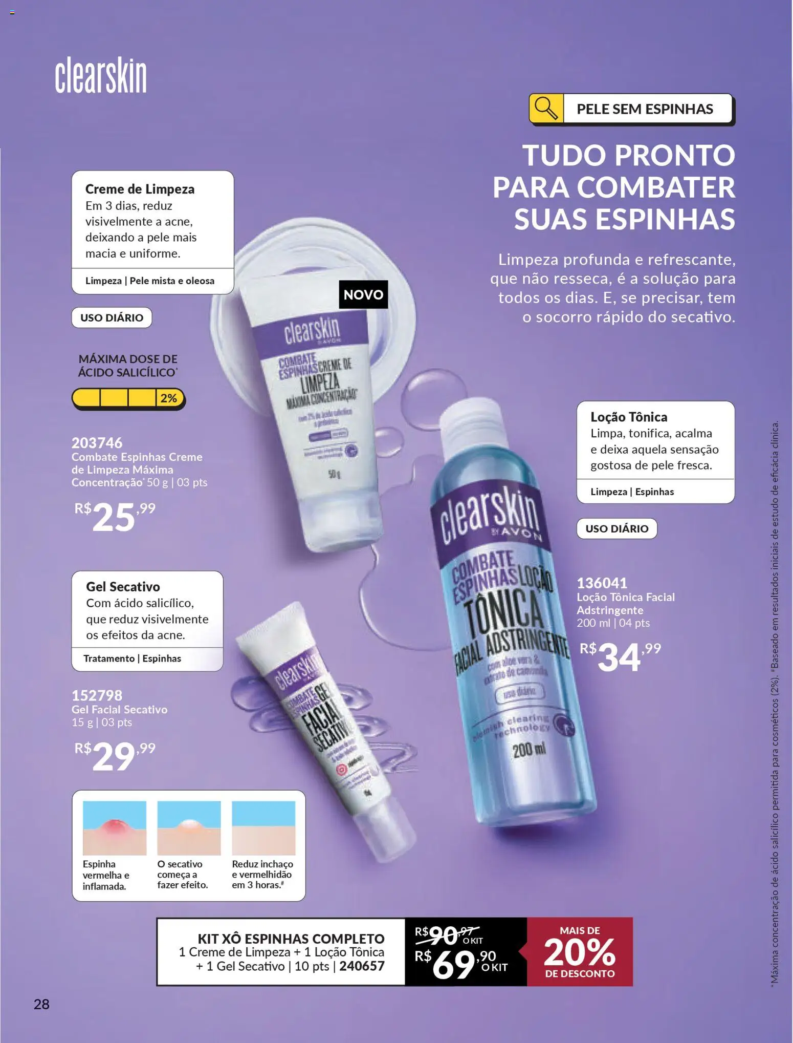 Avon Folheto - válido de 06.01.2026 | Página: 28 | Produtos: Creme, Adstringente