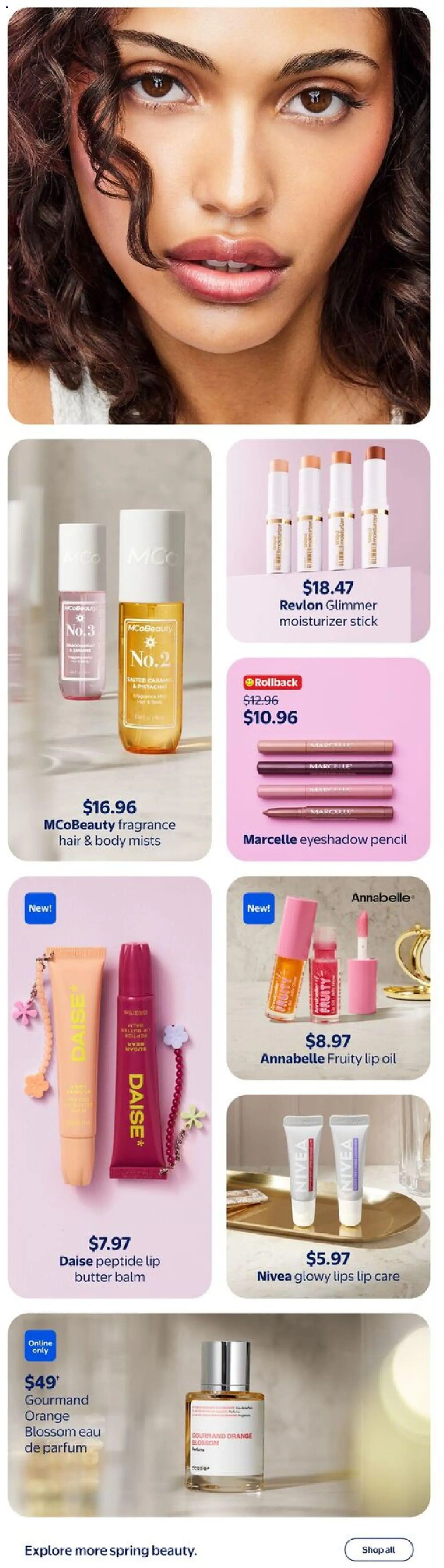 Walmart flyer valid from 02.04.2026 | Page: 3 | Products: Fragrance, Butter, Oil