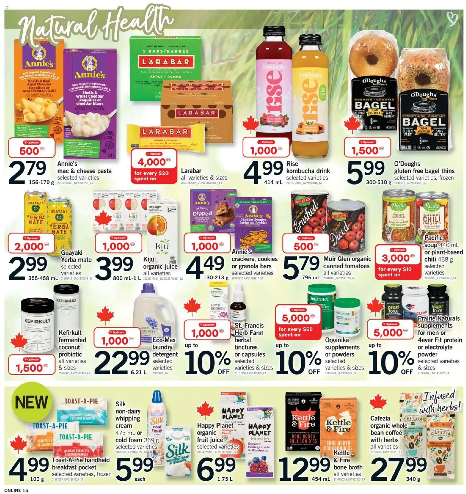 Fortinos flyer valid from 20.11.2025 | Page: 15 | Products: Kettle, Cheese, Coffee, Juice