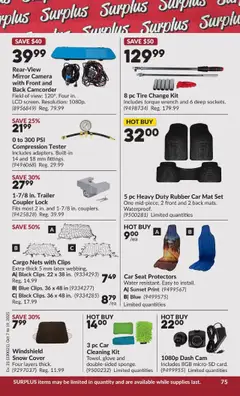Preview of Princess Auto - 2 Week Sale! from shop Princess Auto valid from 07.10.2025 | Page: 81 | Products: PC, Camera, Mirror