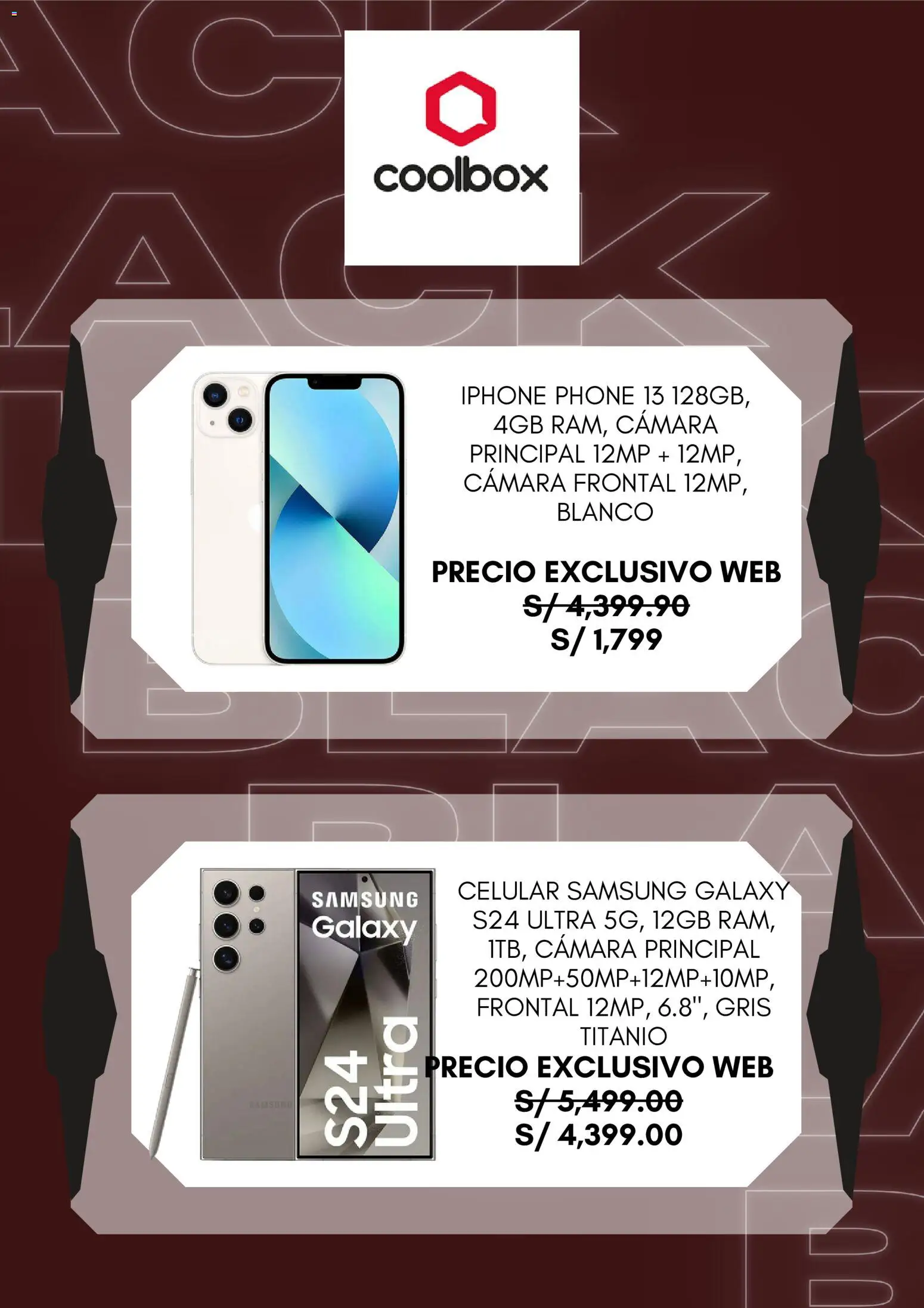Catálogo Coolbox válido desde 24.11.2025 | Página: 2 | Productos: Cámara, Celular