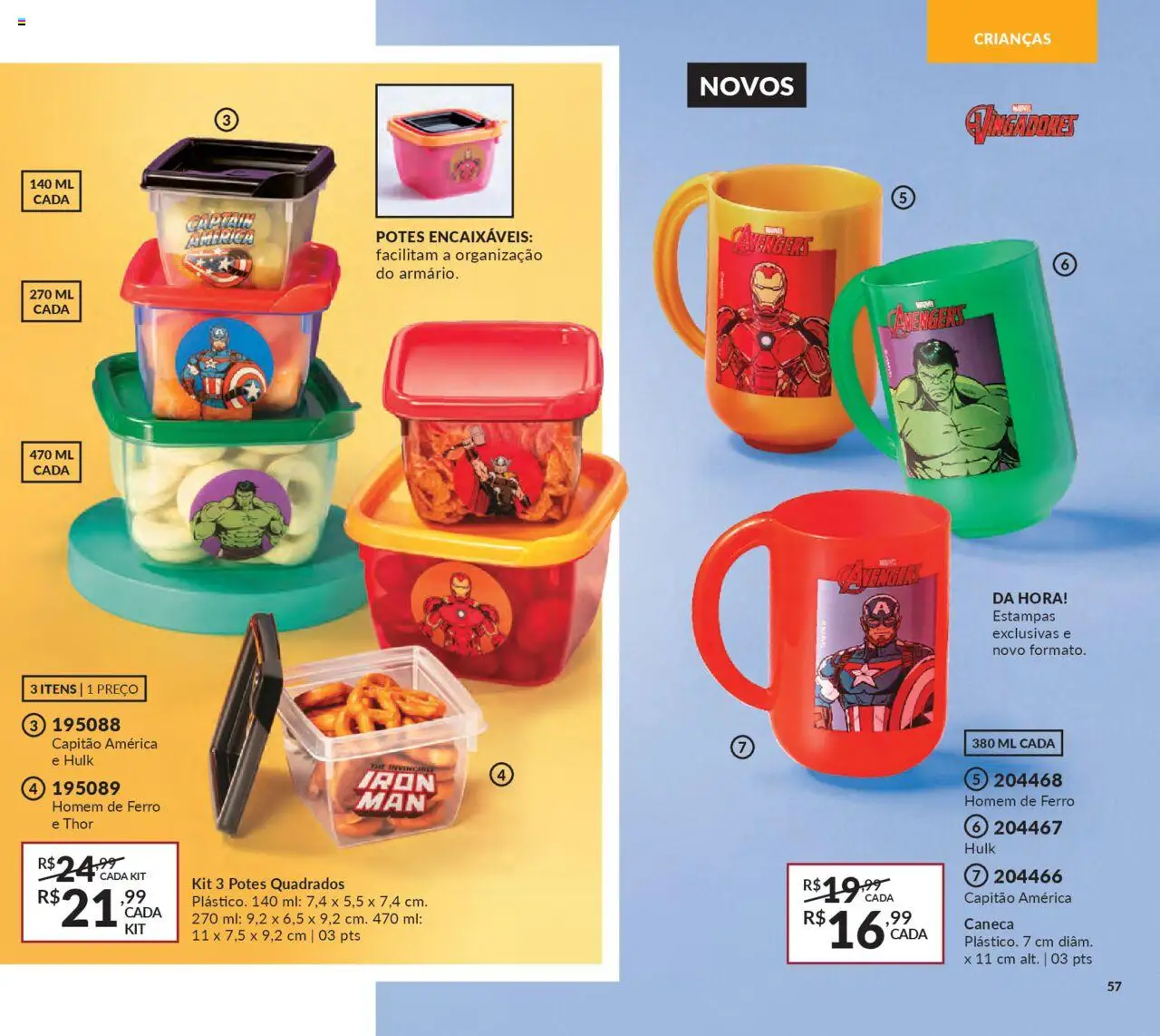 Avon Folheto - válido de 13.06.2025 | Página: 57 | Produtos: Ferro, Caneca, Potes
