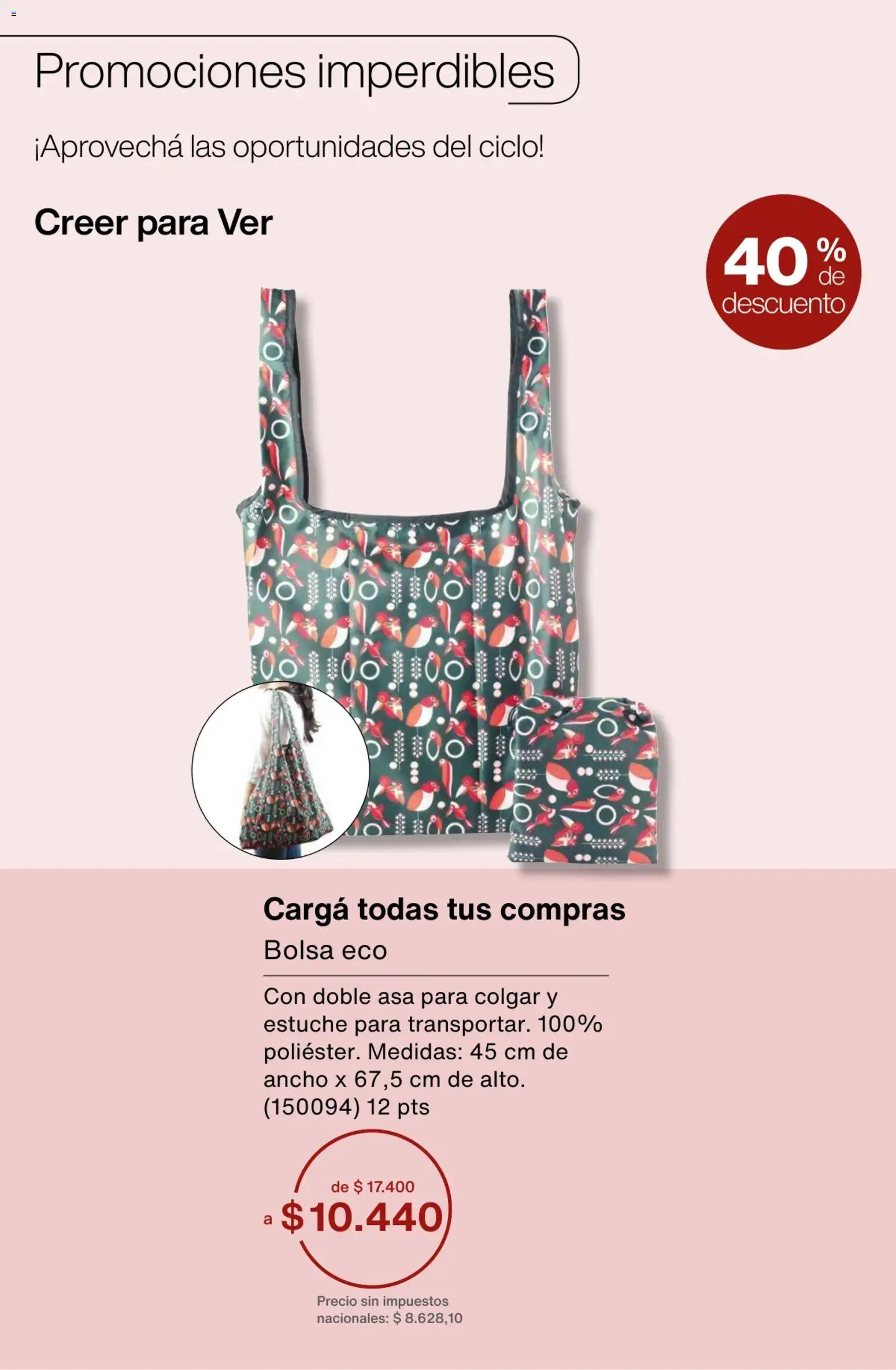 Catálogo Natura Ciclo 1/2026 │ válido desde el 06.01.2026 | Página: 29 | Productos: Bolsa, Estuche