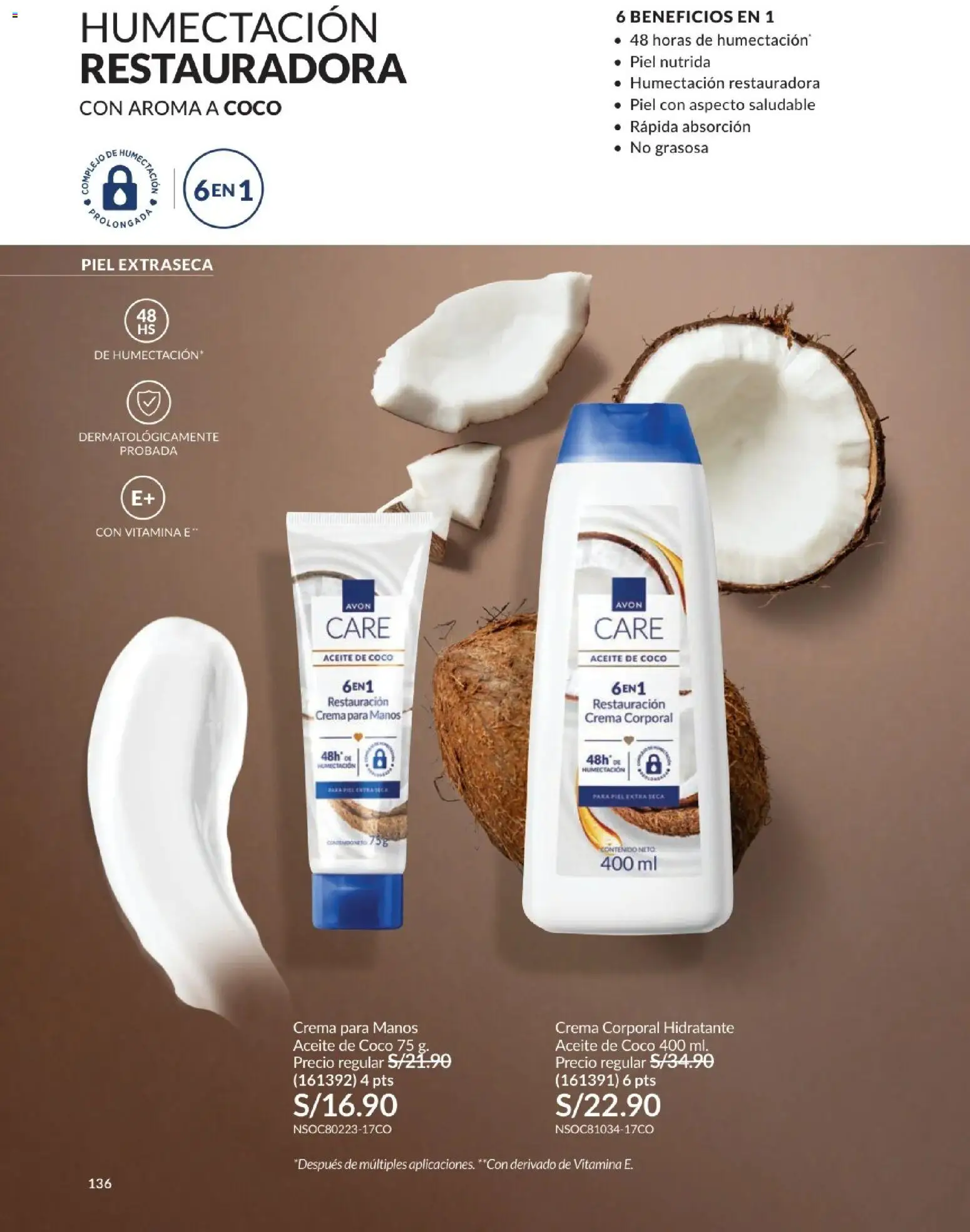 Catálogo Avon válido desde 21.04.2026 | Página: 144 | Productos: Aceite, Crema