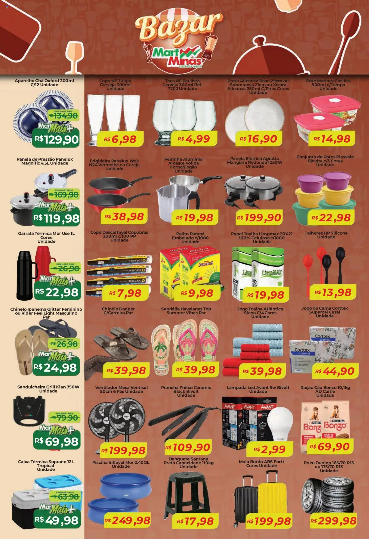 Mart Minas Folheto - válido de 16.10.2025 | Página: 5 | Produtos: Ventilador, Frigideira, Mesa, Piscina
