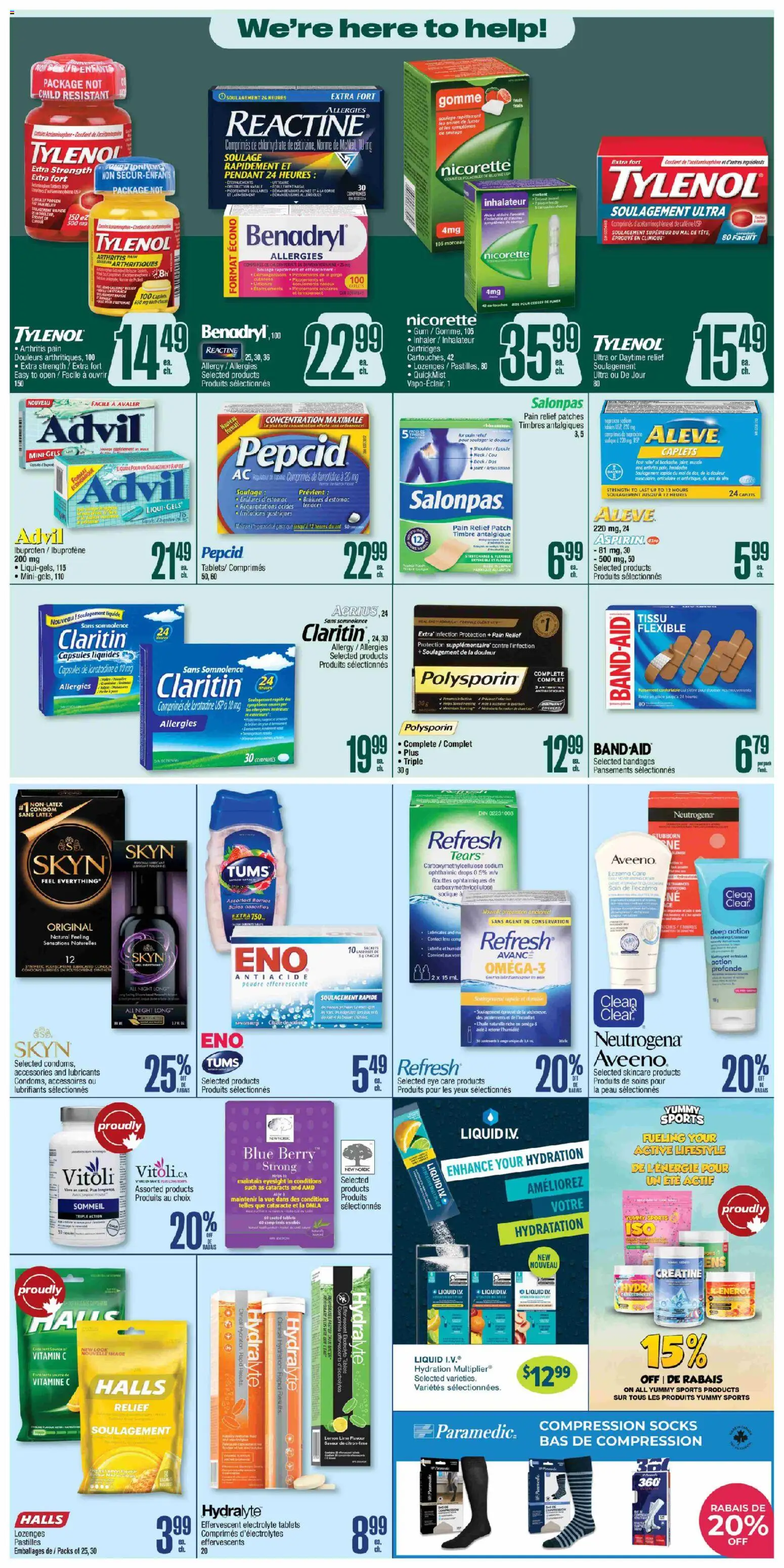 Jean Coutu flyer valid from 09.04.2026 | Page: 3 | Products: PC, Socks