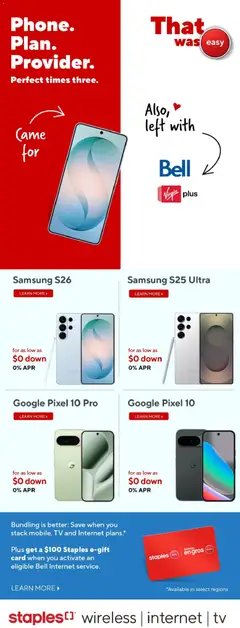 Preview of Staples weekly flyer / circulaire from shop Staples valid from 03.04.2026 | Page: 5