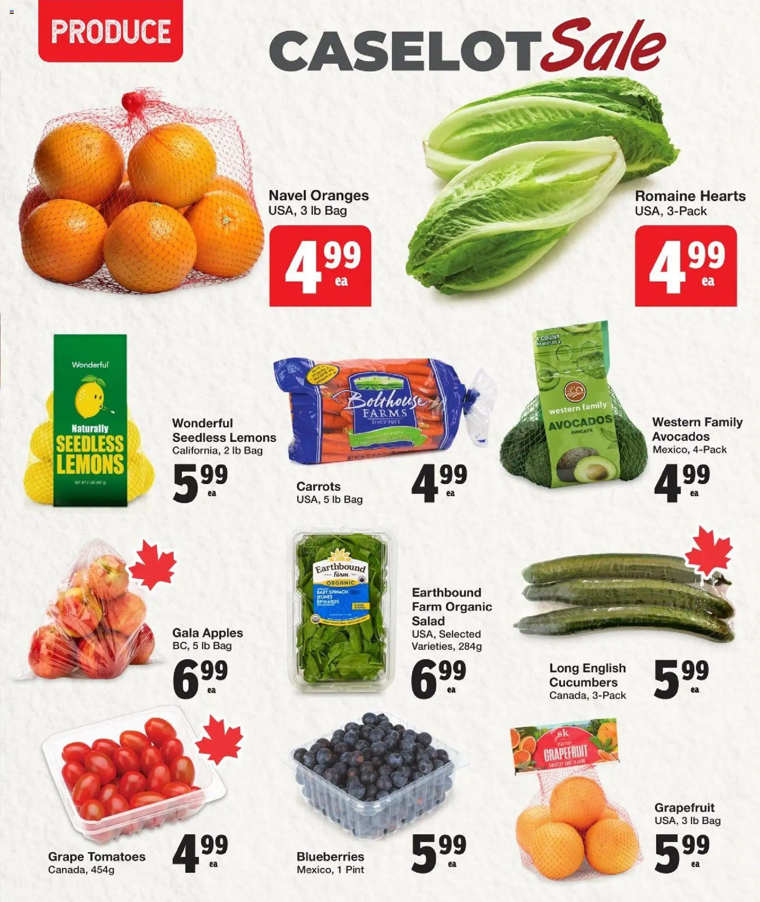 Quality Foods flyer valid from 15.01.2026 | Page: 2 | Products: Cucumbers, Salad, Bag, Apples