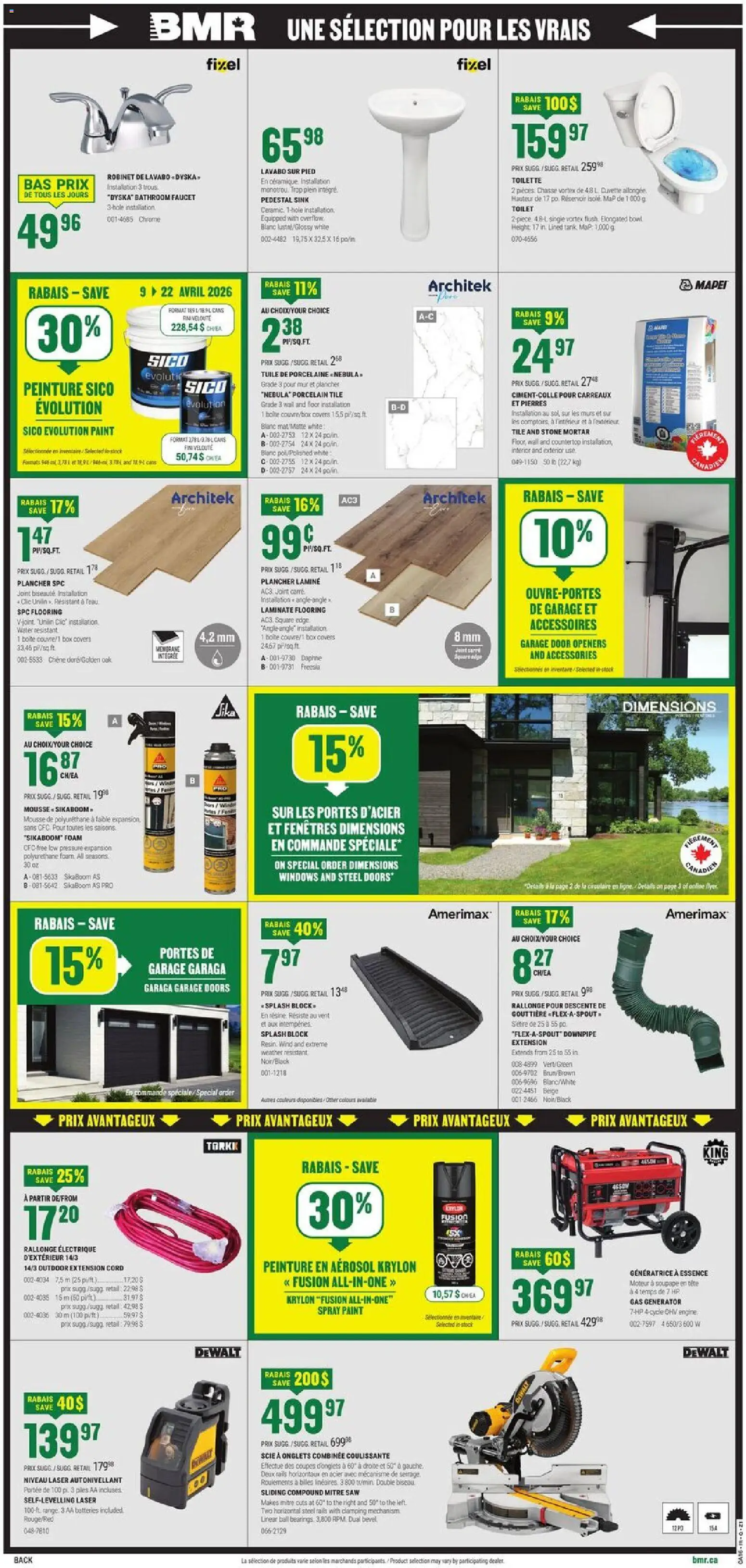 BMR flyer valid from 16.04.2026 | Page: 2 | Products: Box, Toilette