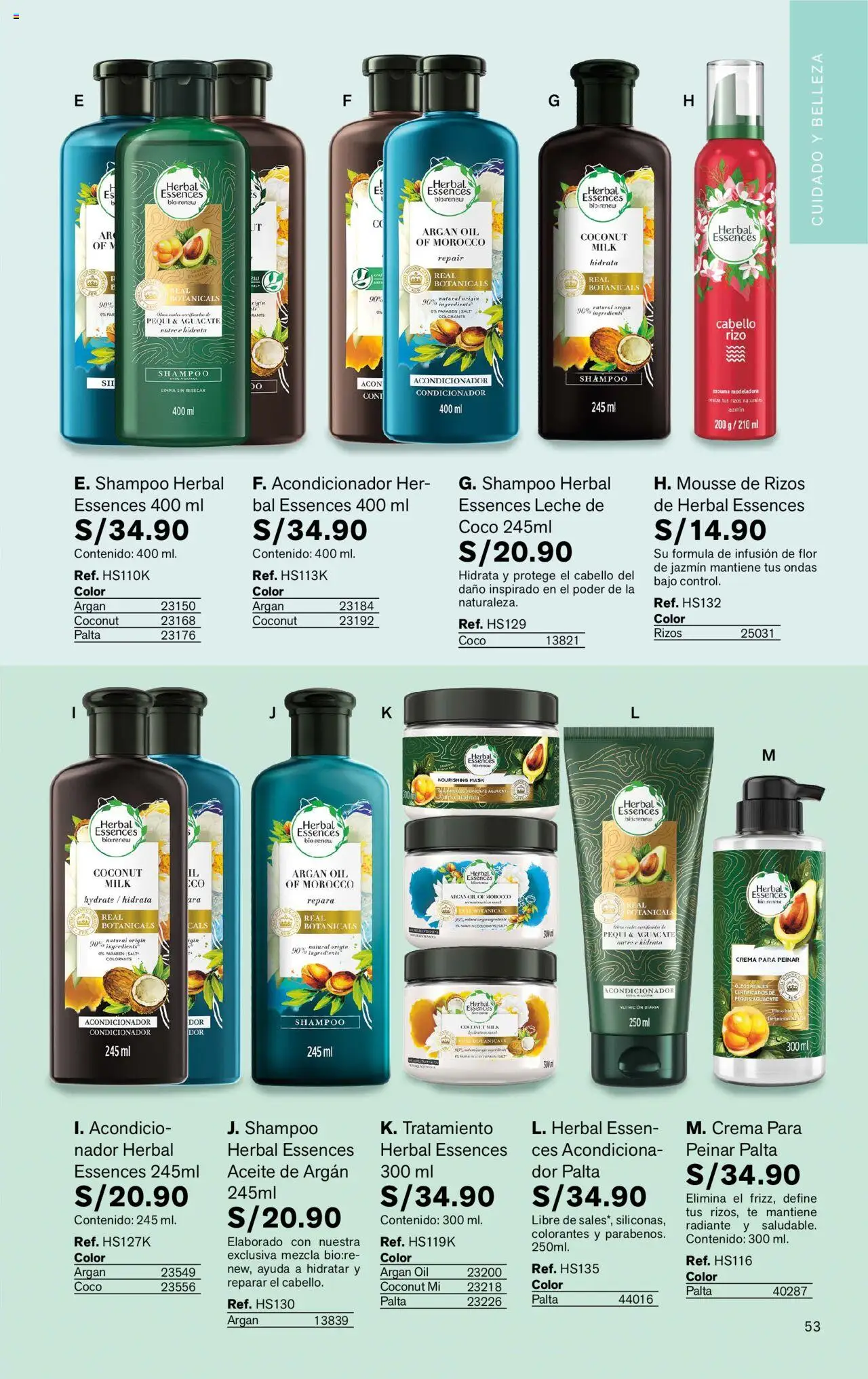 Catálogo Leonisa válido desde 24.06.2025 | Página: 53 | Productos: Acondicionador, Leche, Aceite, Té