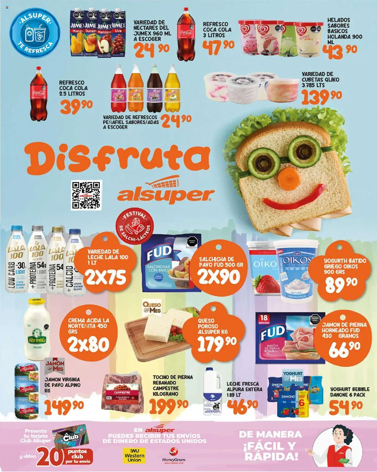 Nuevas ofertas de Alsuper válidas en toda la República Mexicana desde el 05.08.2025. ¡Encuentra las mejores ofertas en Alsuper - Folleto - Saltillo! | Página: 8 | Productos: Refresco, Sal, Mango, Queso