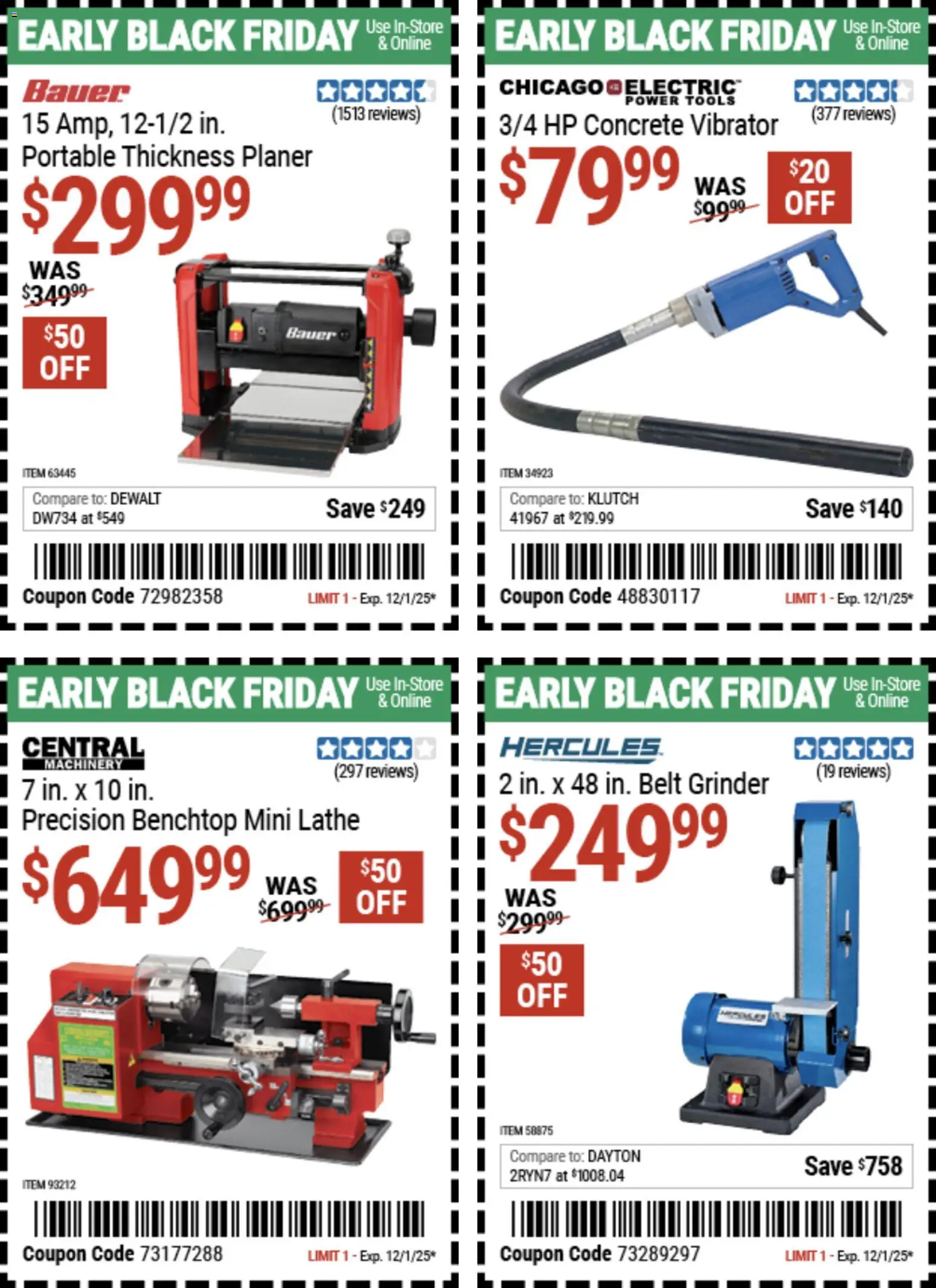 Harbor Freight Early Black Friday - valid from 10.11.2025 | Page: 33