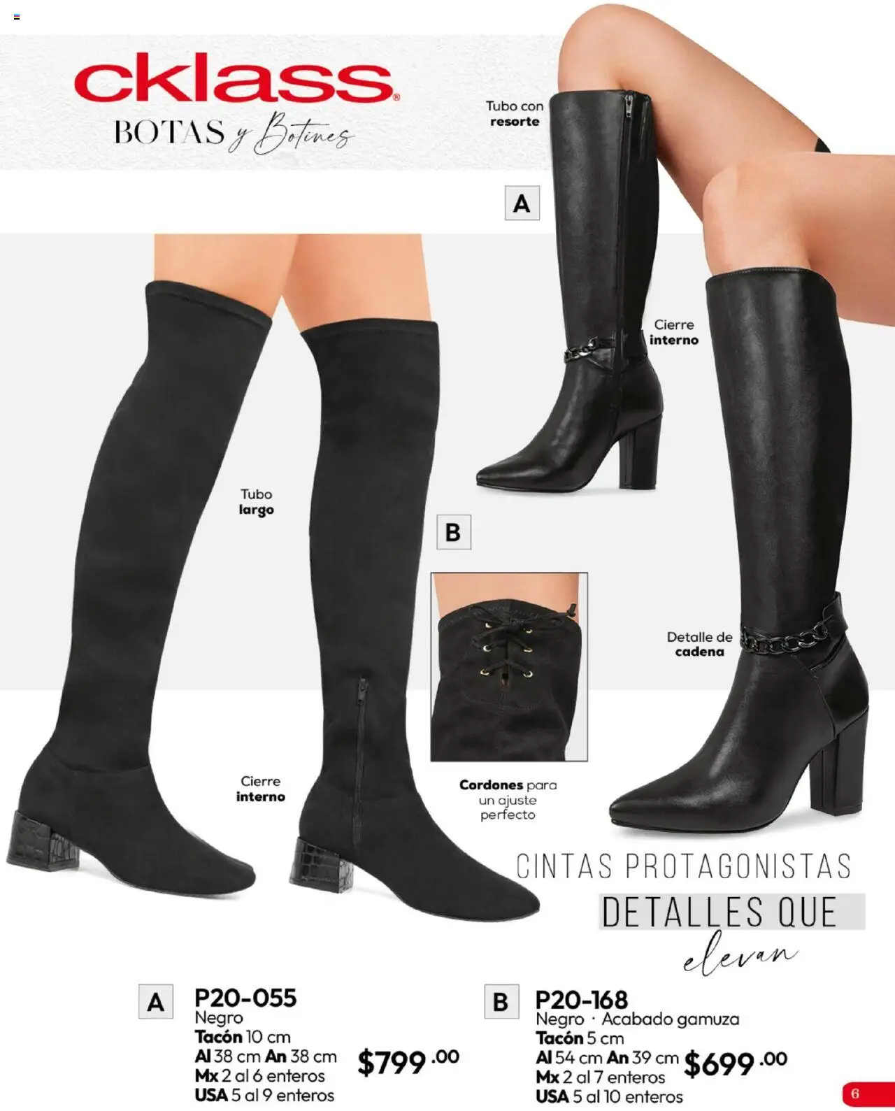 Nuevas ofertas de Cklass válidas en toda la República Mexicana desde el 16.09.2025. ¡Encuentra las mejores ofertas en Cklass - Catálogo Invierno Calzado! | Página: 7 | Productos: Botas, Gamuza, Botines, Cordones