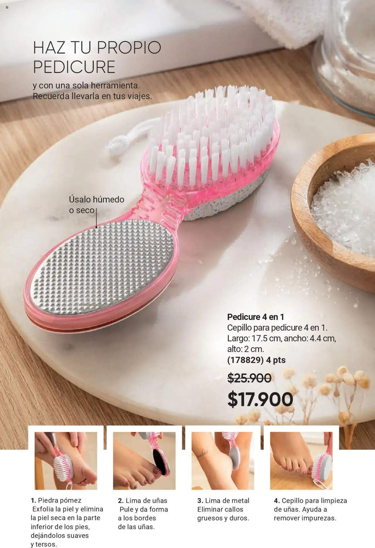 Avon revista - valida desde el 12.09.2025 | Página: 65 | Productos: Lima de uñas, Cepillo