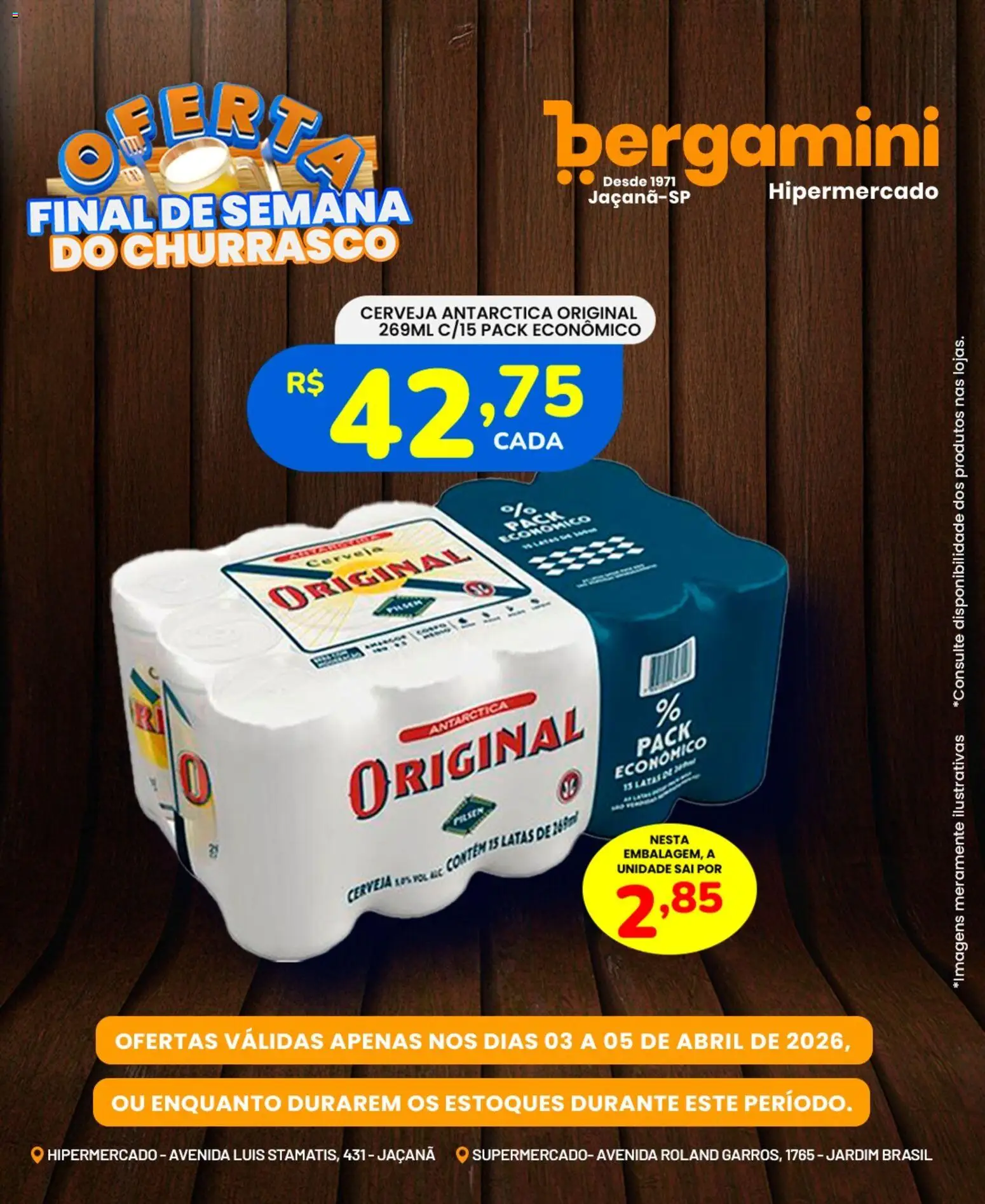 Supermercado Bergamini Folheto - válido de 03.04.2026 | Página: 9 | Produtos: Cerveja