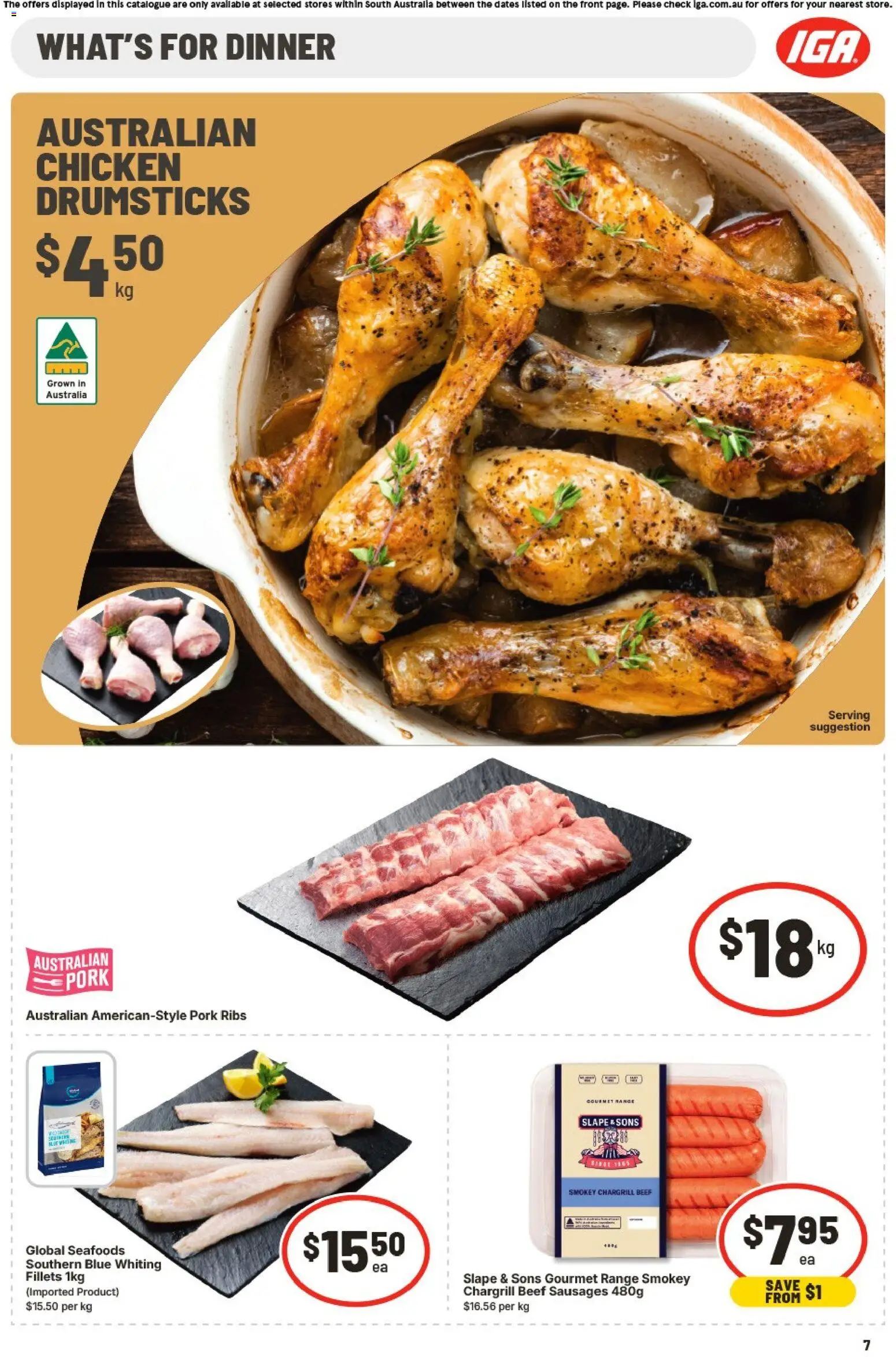 IGA catalogue - valid from 08.04.2026 | Page: 7 | Products: Energy drink, Lamb, Mango, Collagen