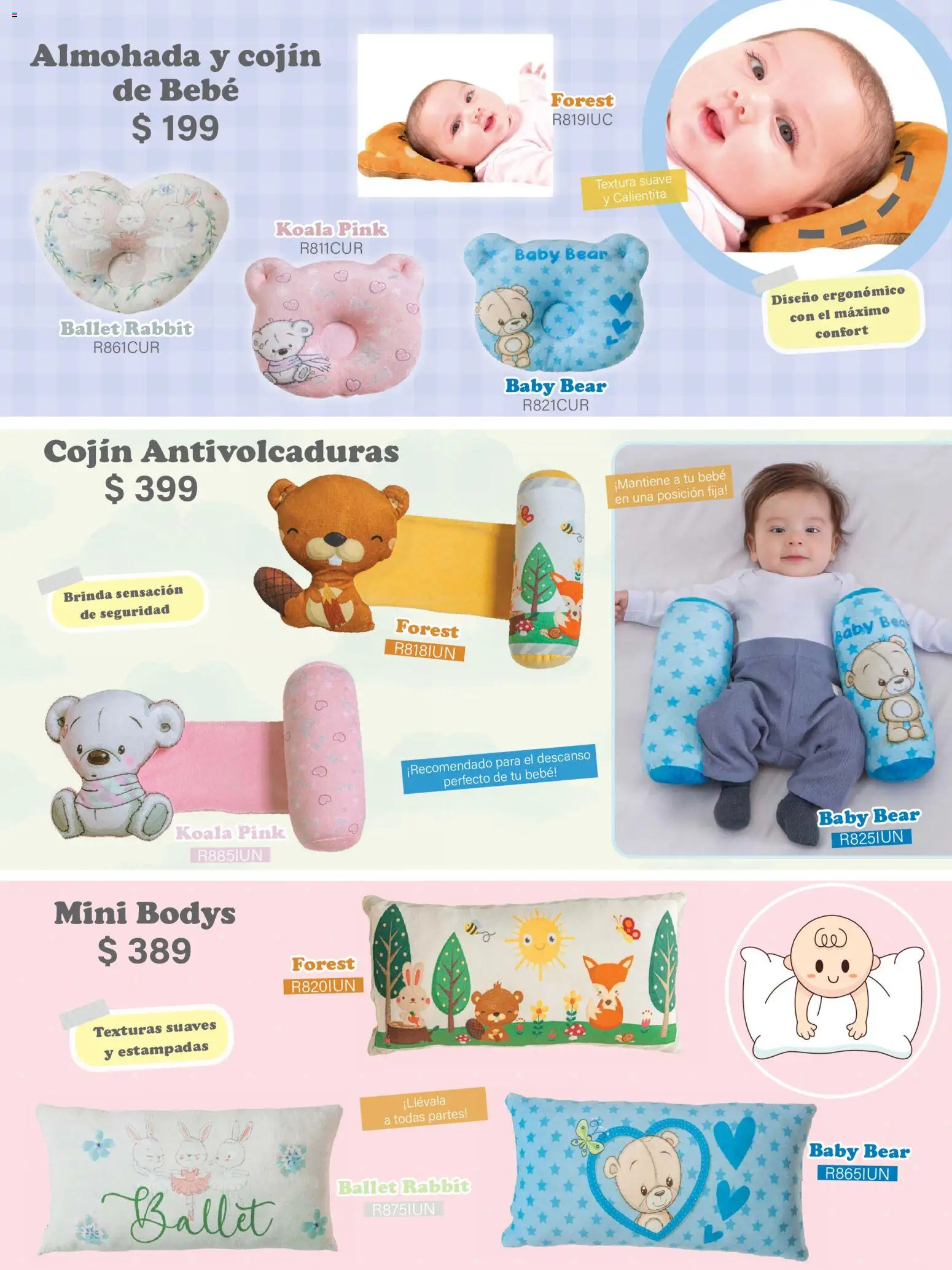 Nuevas ofertas de Colchas Concord válidas en toda la República Mexicana desde el 01.02.2026. ¡Encuentra las mejores ofertas en Colchas Concord catálogo Baby! | Página: 23 | Productos: Almohada