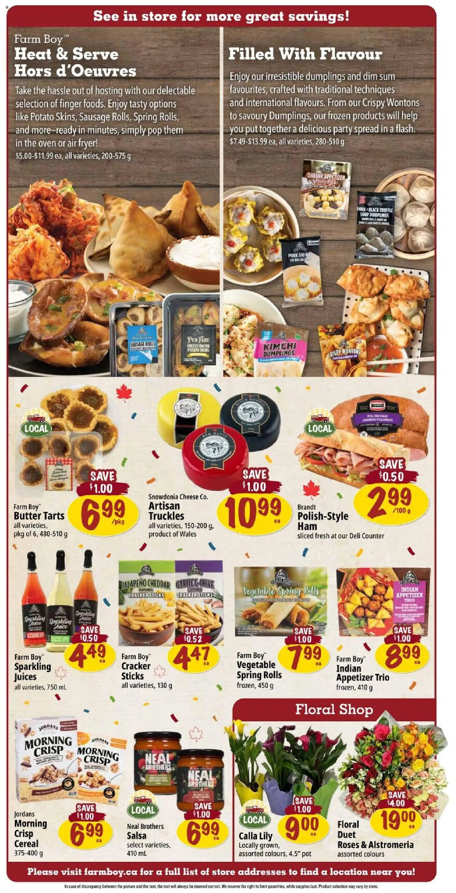 Farm Boy flyer valid from 26.12.2025 | Page: 3 | Products: Oven, Butter, Cheese, Ham