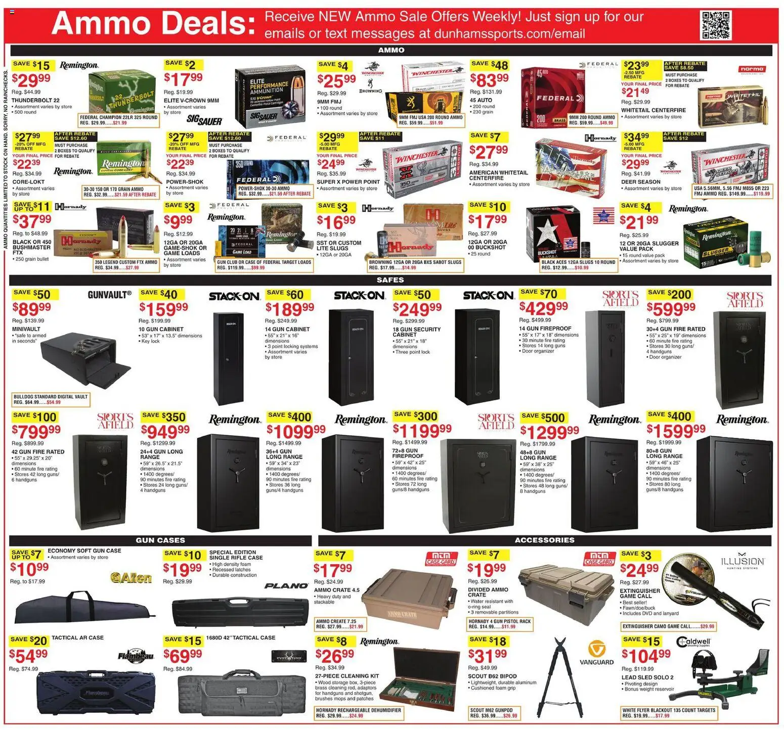 Dunham's Sports Black Friday - valid from 08.11.2025 | Page: 5 | Products: Gun, Ammo, Weight, Rifle