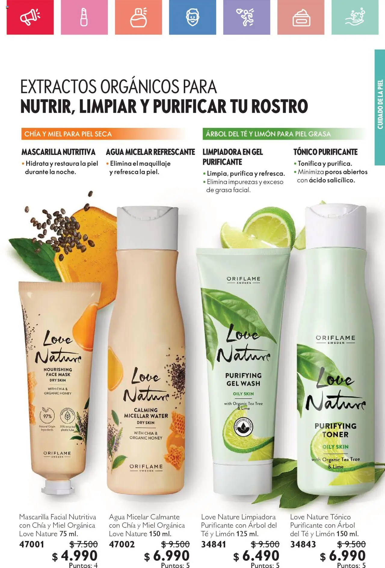 Oriflame catálogo │ válido desde el 21.06.2025 | Página: 77 | Productos: Agua, Toner, Maquillaje, Mascarilla