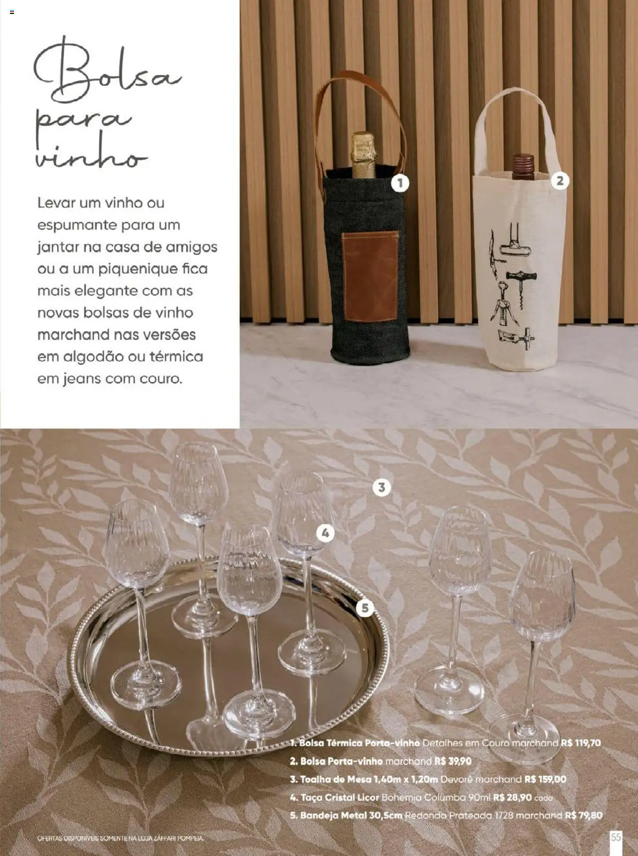 Zaffari Folheto - válido de 09.06.2025 | Página: 55 | Produtos: Espumante, Mesa, Vinho, Bandeja