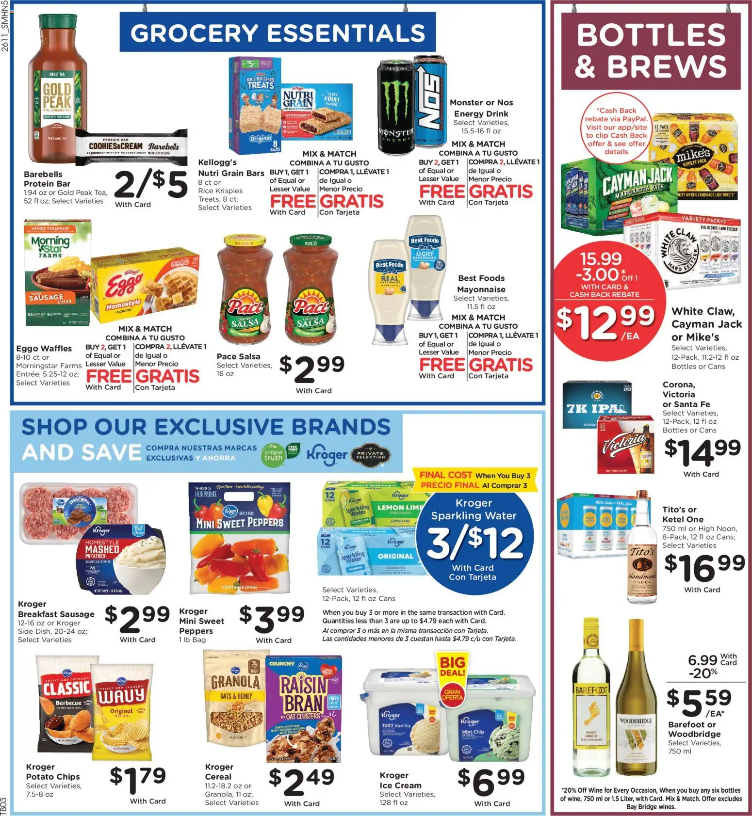 Smith's Weekly Ad - NM - valid from 15.04.2026 | Page: 6 | Products: Tea, Ice cream, Water, Sausage