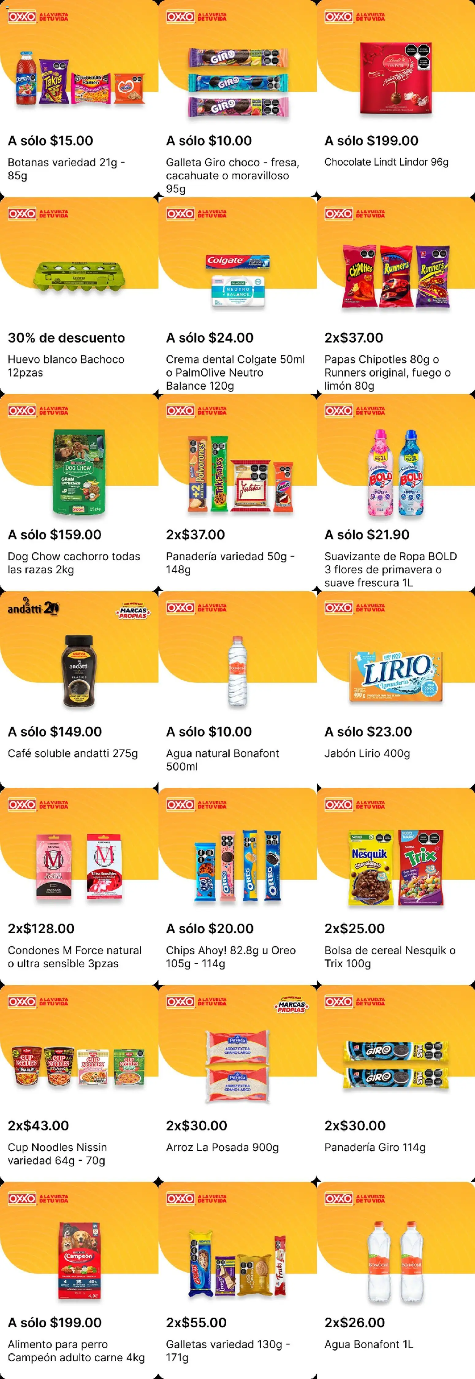 Nuevas ofertas de OXXO válidas en toda la República Mexicana desde el 06.11.2025. ¡Encuentra las mejores ofertas en OXXO folleto! | Página: 7 | Productos: Café, Chocolate, Arroz, Galletas