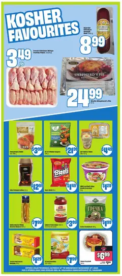 Preview of FreshCo weekly flyer / circulaire from shop FreshCo valid from 23.10.2025 | Page: 7 | Products: Pasta, Chicken wings, Coffee, Chicken