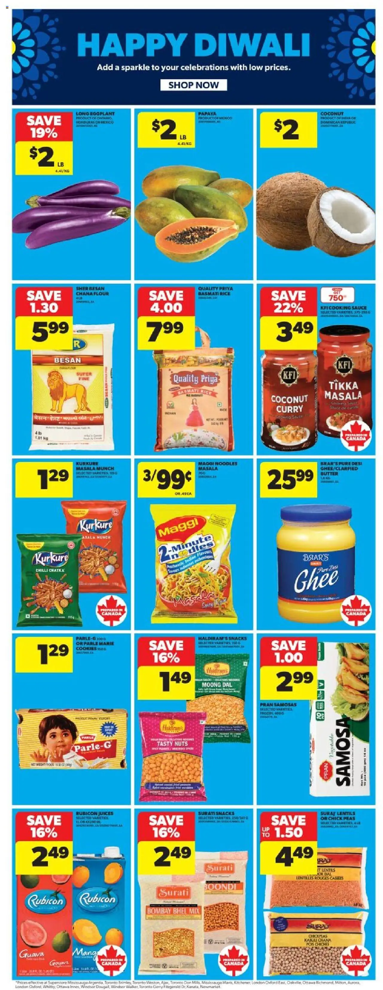 Real Canadian Superstore flyer valid from 11.09.2025 | Page: 28 | Products: Noodles, Nuts, Cookies, Butter