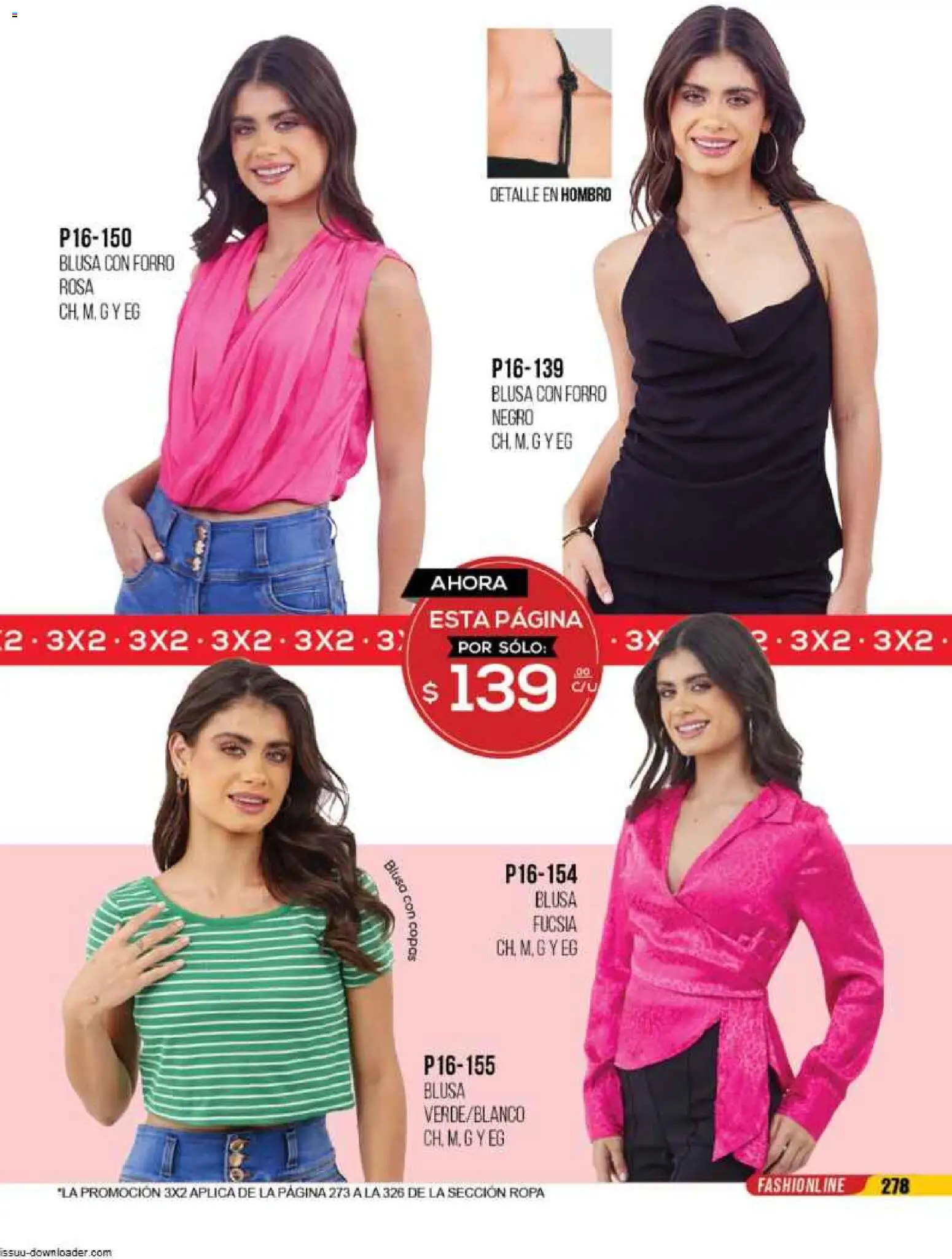 Nuevas ofertas de Cklass válidas en toda la República Mexicana desde el 31.10.2025. ¡Encuentra las mejores ofertas en Cklass catálogo Super Rebajas Ropa! | Página: 281 | Productos: Blusa, Ropa