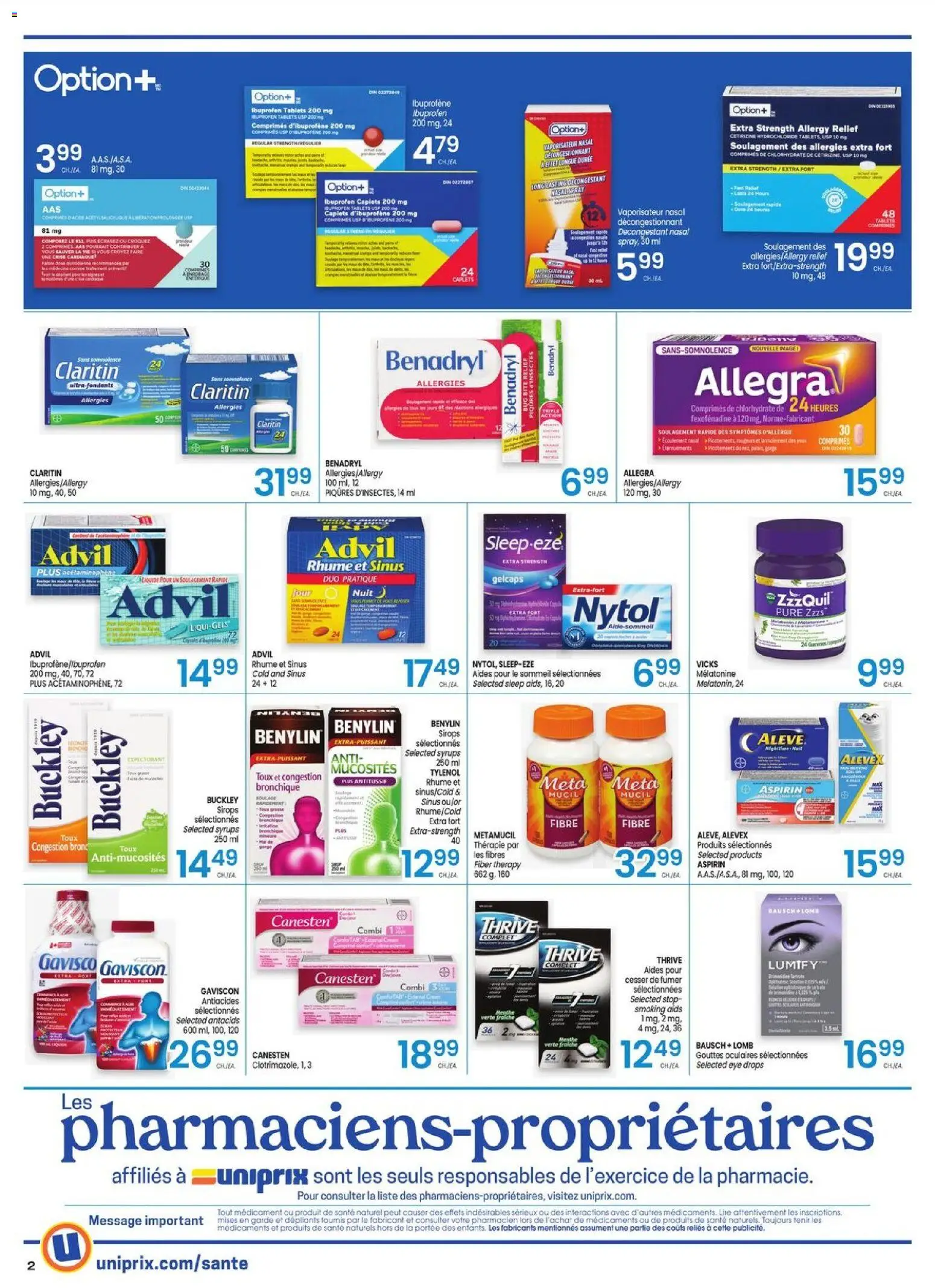Uniprix flyer valid from 23.04.2026 | Page: 2