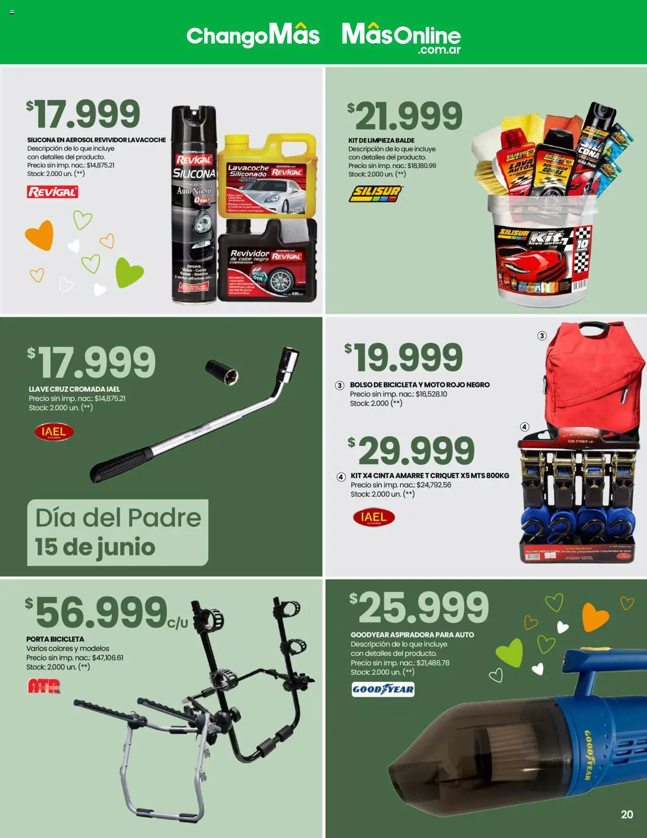 Changomas Feliz día, papá │ válido desde el 05.06.2025 | Página: 21 | Productos: Cinta, Aspiradora, Fragancia, Bolso