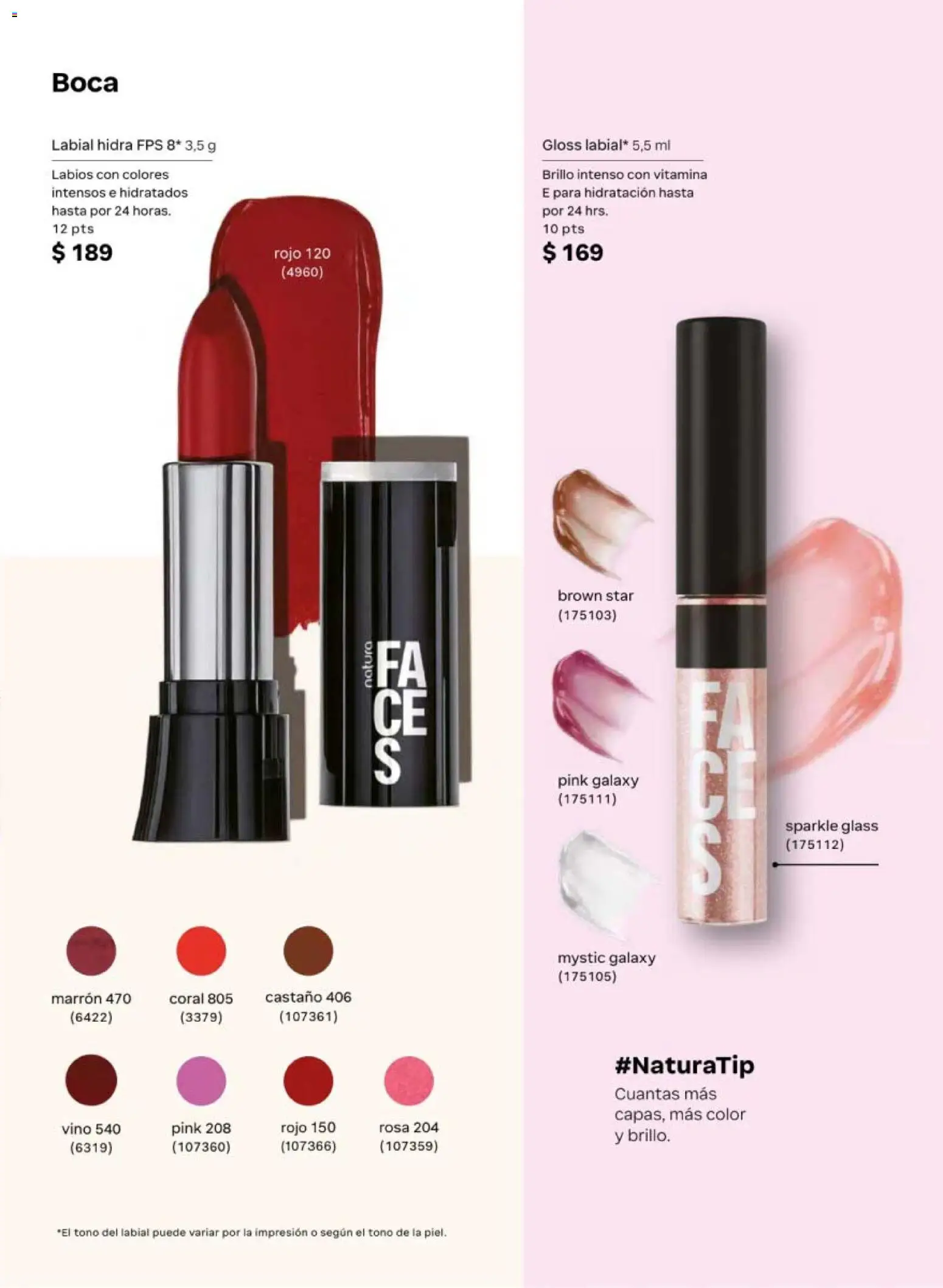 Nuevas ofertas de Natura válidas en toda la República Mexicana desde el 13.03.2026. ¡Encuentra las mejores ofertas en Natura campaña 5 2026! | Página: 79 | Productos: Brillo, Vino