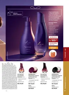 Natura - Ciclo 04/2026 - Pré-Visualização do folheto da loja Natura, válido de 19.02.2026 | Página: 21 | Produtos: Desodorante, Licor, Revista, Base