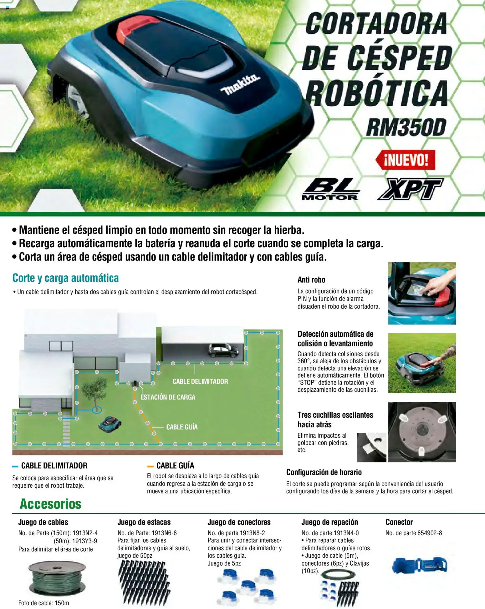 Nuevas ofertas de Makita válidas en toda la República Mexicana desde el 07.10.2024. ¡Encuentra las mejores ofertas en Makita catálogo Ope! | Página: 14 | Productos: Robot, Cortadora de cesped, Juego, Batería