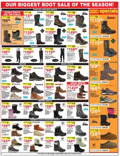 Preview of Dunham's Sports weekly ads valid from 25.10.2025 | Page: 7 | Products: Hunting Boots, Boots, Slippers